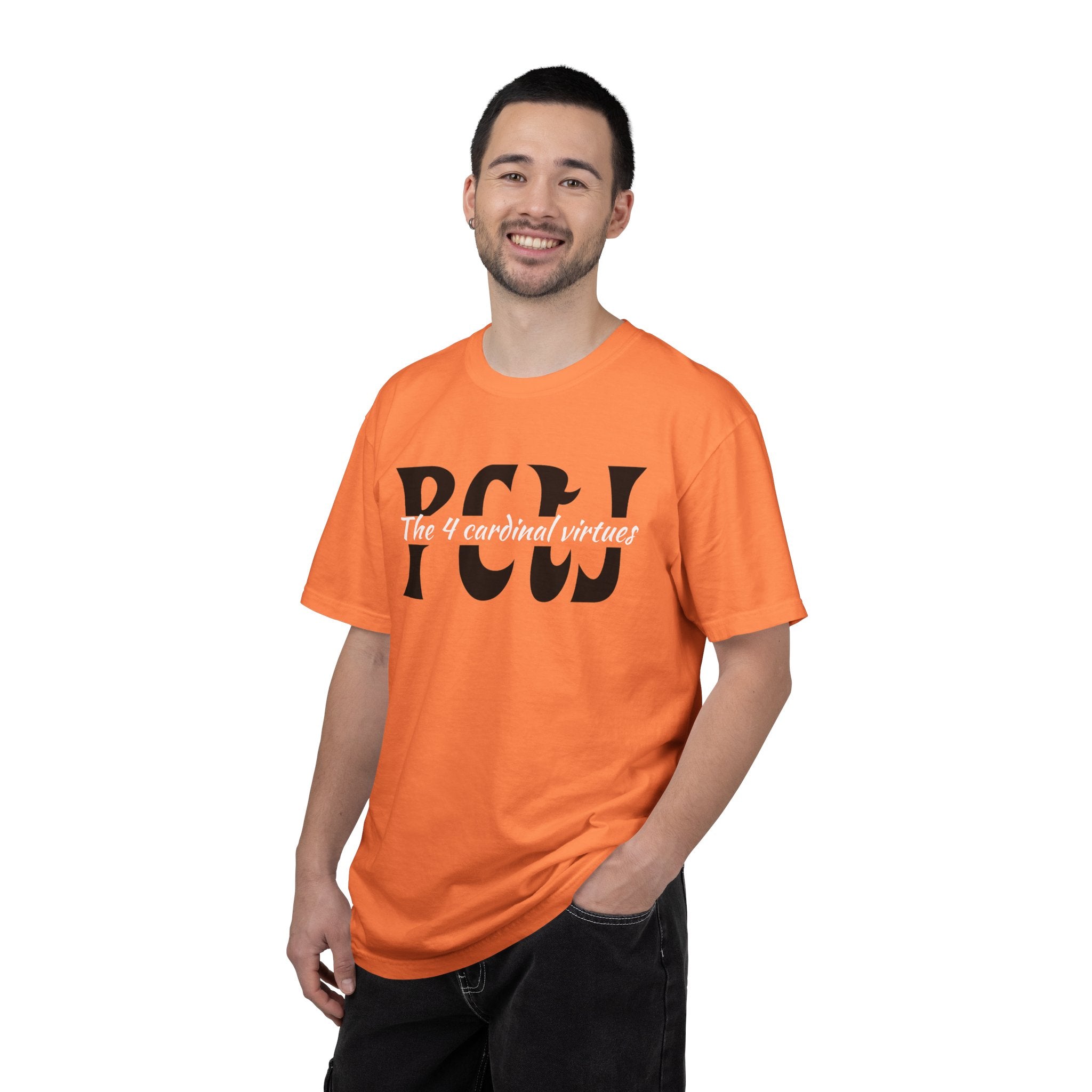 The 4 Cardinal Virtues T-shirt | Prudence Courage Temperance Justice