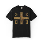 Byzantine symbols T-Shirt Distressed | Constantine XI Palaiologos 4Bs Graphic