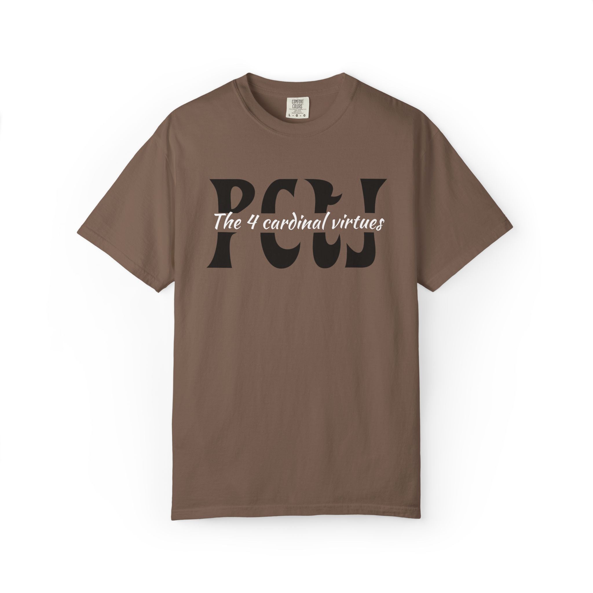 The 4 Cardinal Virtues T-shirt | Prudence Courage Temperance Justice