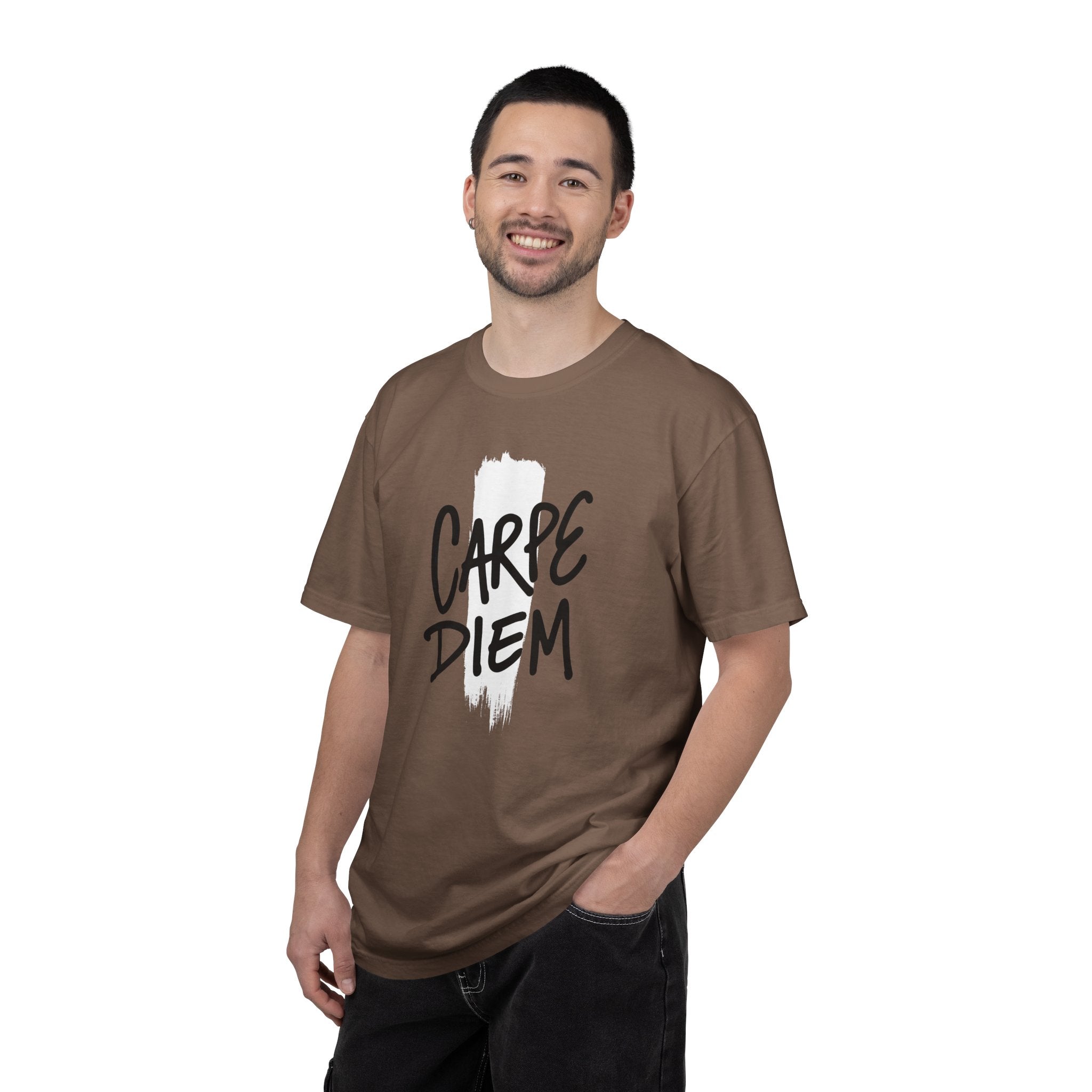 Carpe Diem Brushstroke T-shirt | Inspirational Quote Tee