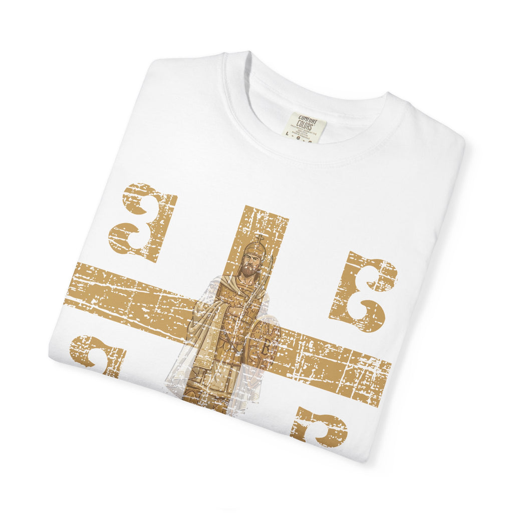 Byzantine symbols T-Shirt Distressed | Constantine XI Palaiologos 4Bs Graphic