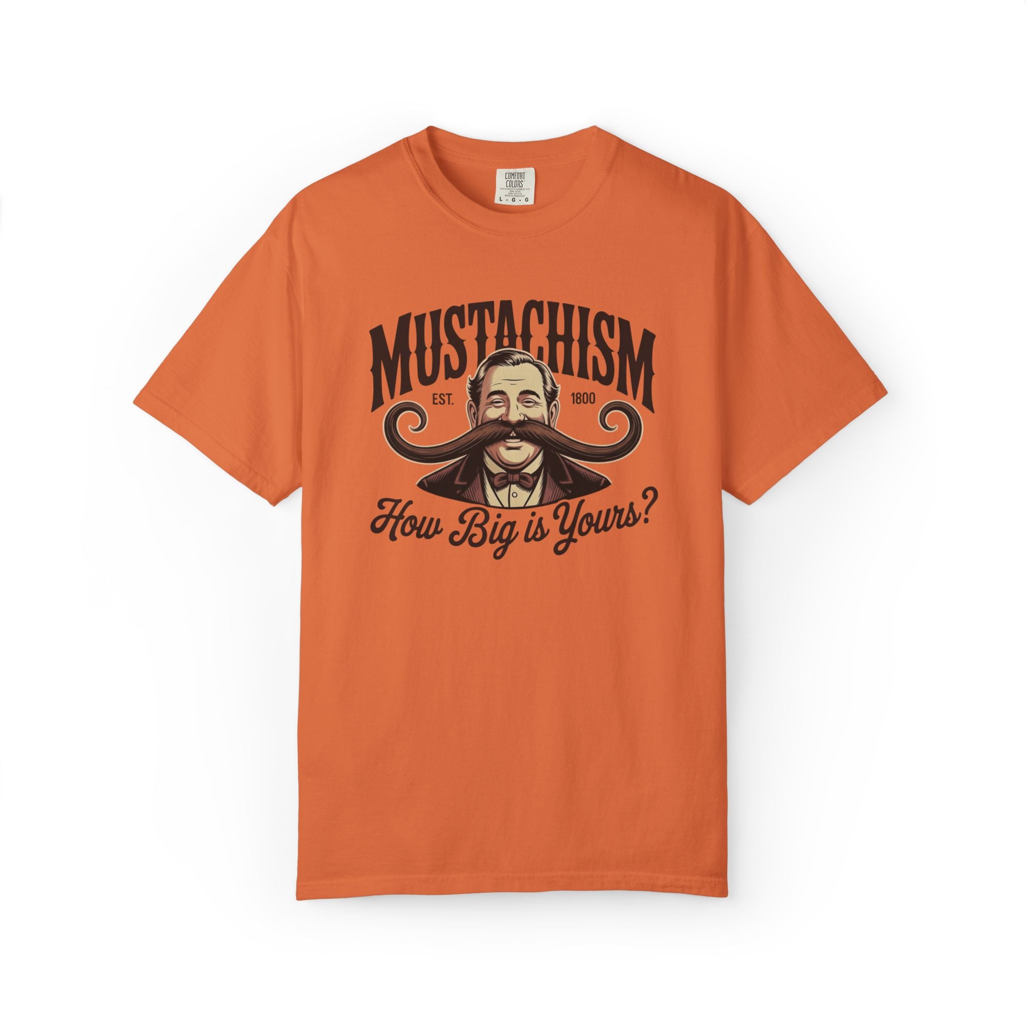Mustachism Mustache Graphic T-Shirt | How Big Is Yours?