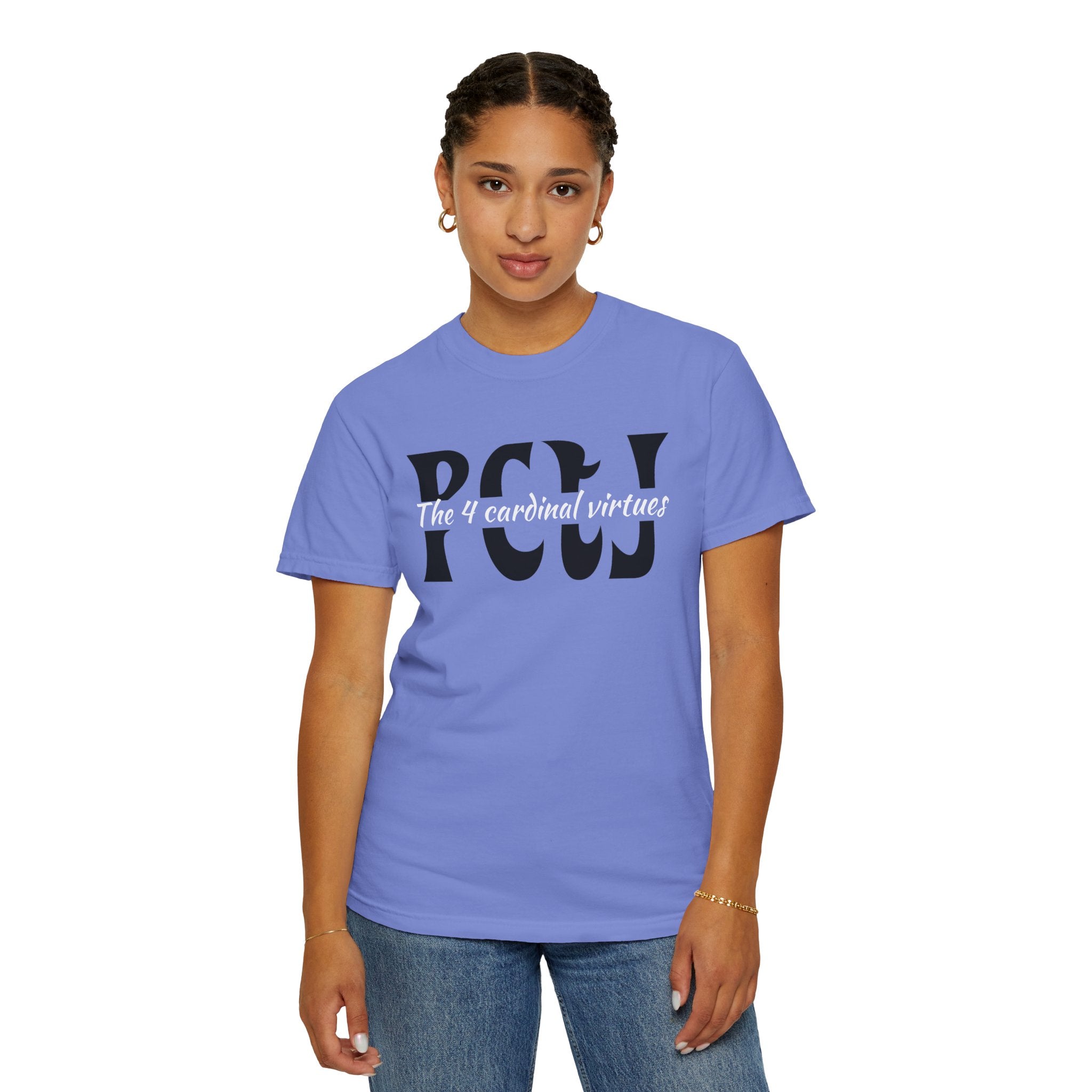 The 4 Cardinal Virtues T-shirt | Prudence Courage Temperance Justice