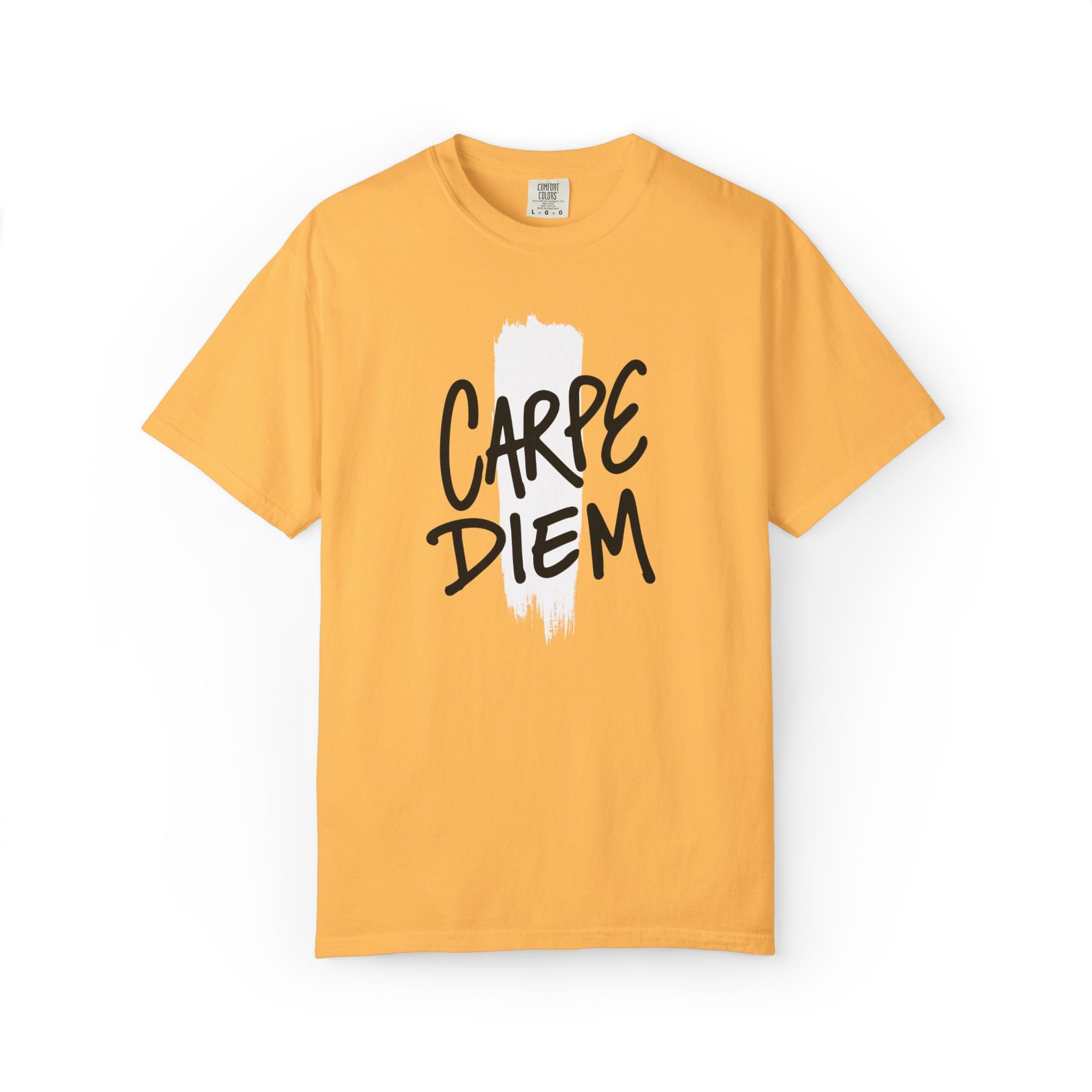 Carpe Diem Brushstroke T-shirt | Inspirational Quote Tee