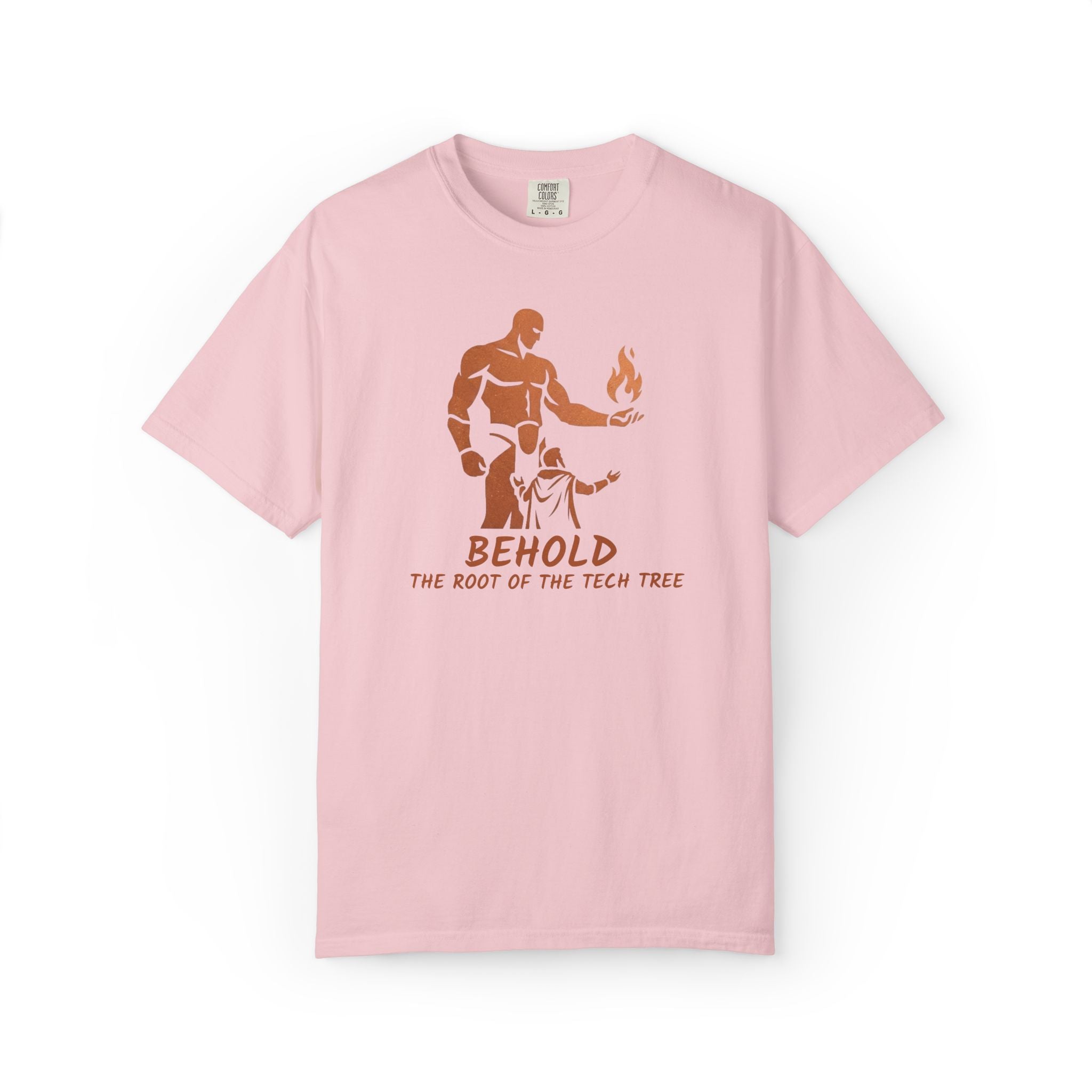 Behold the Root of the Tech Tree T-shirt | Prometheus Mythic Gamer Illustration