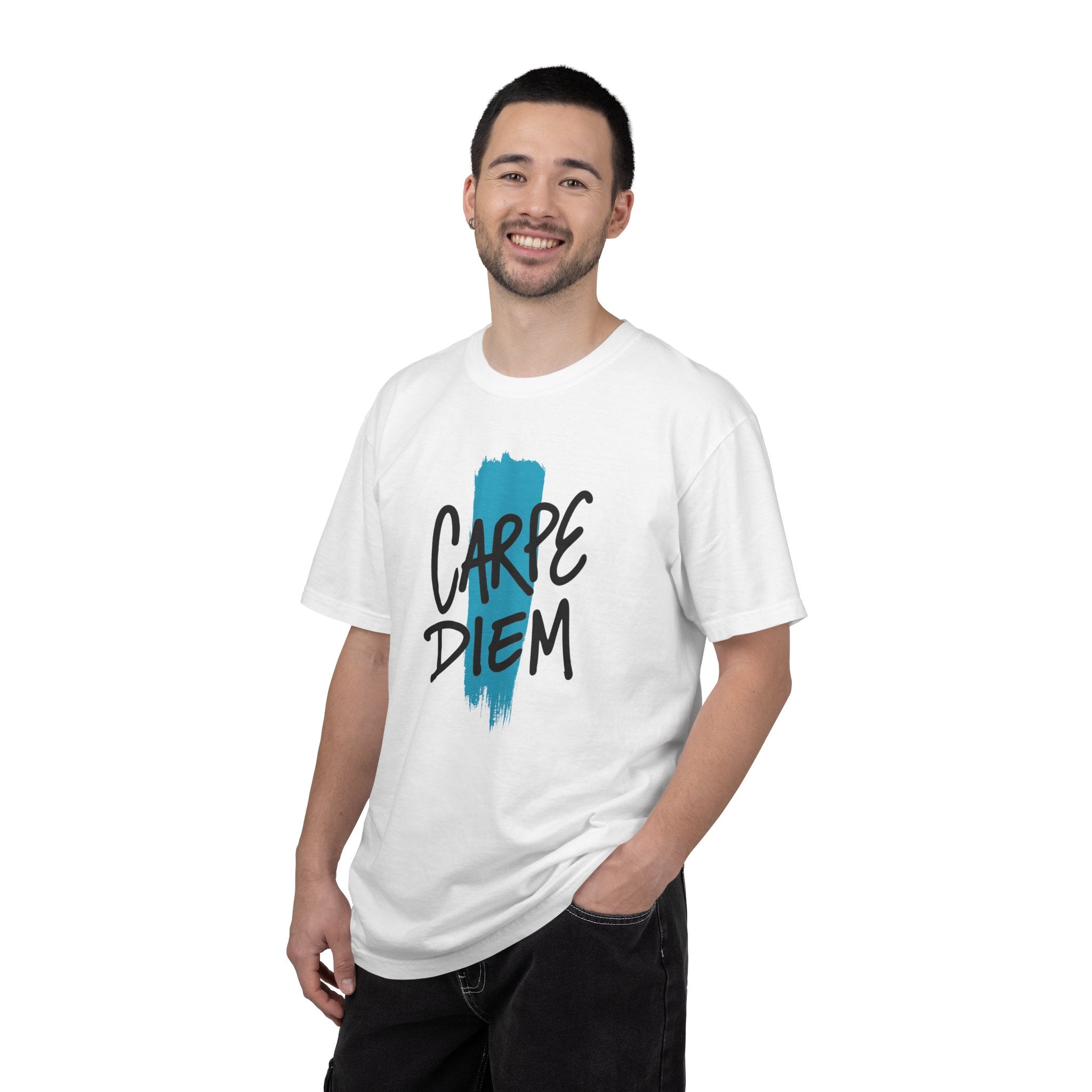 Carpe Diem Brushstroke T-shirt | Inspirational Quote Tee