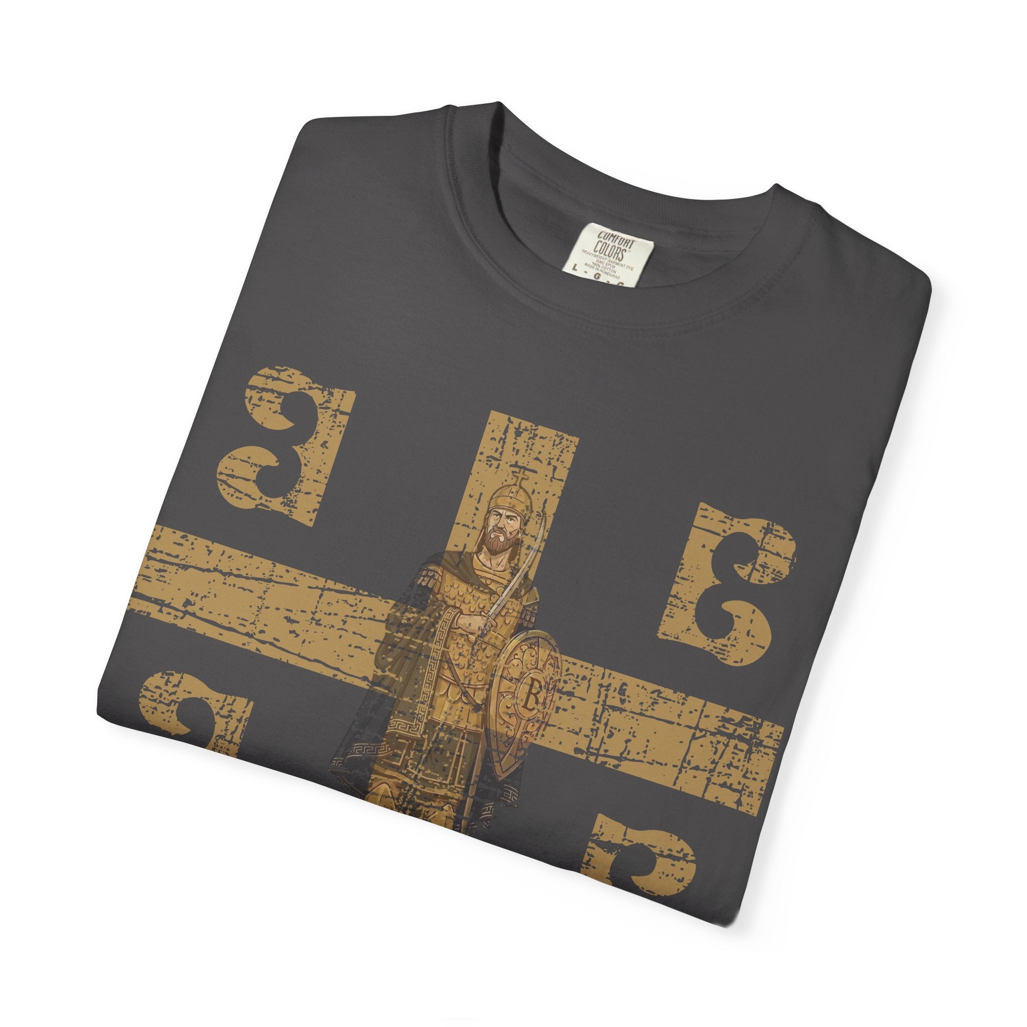 Byzantine symbols T-Shirt Distressed | Constantine XI Palaiologos 4Bs Graphic