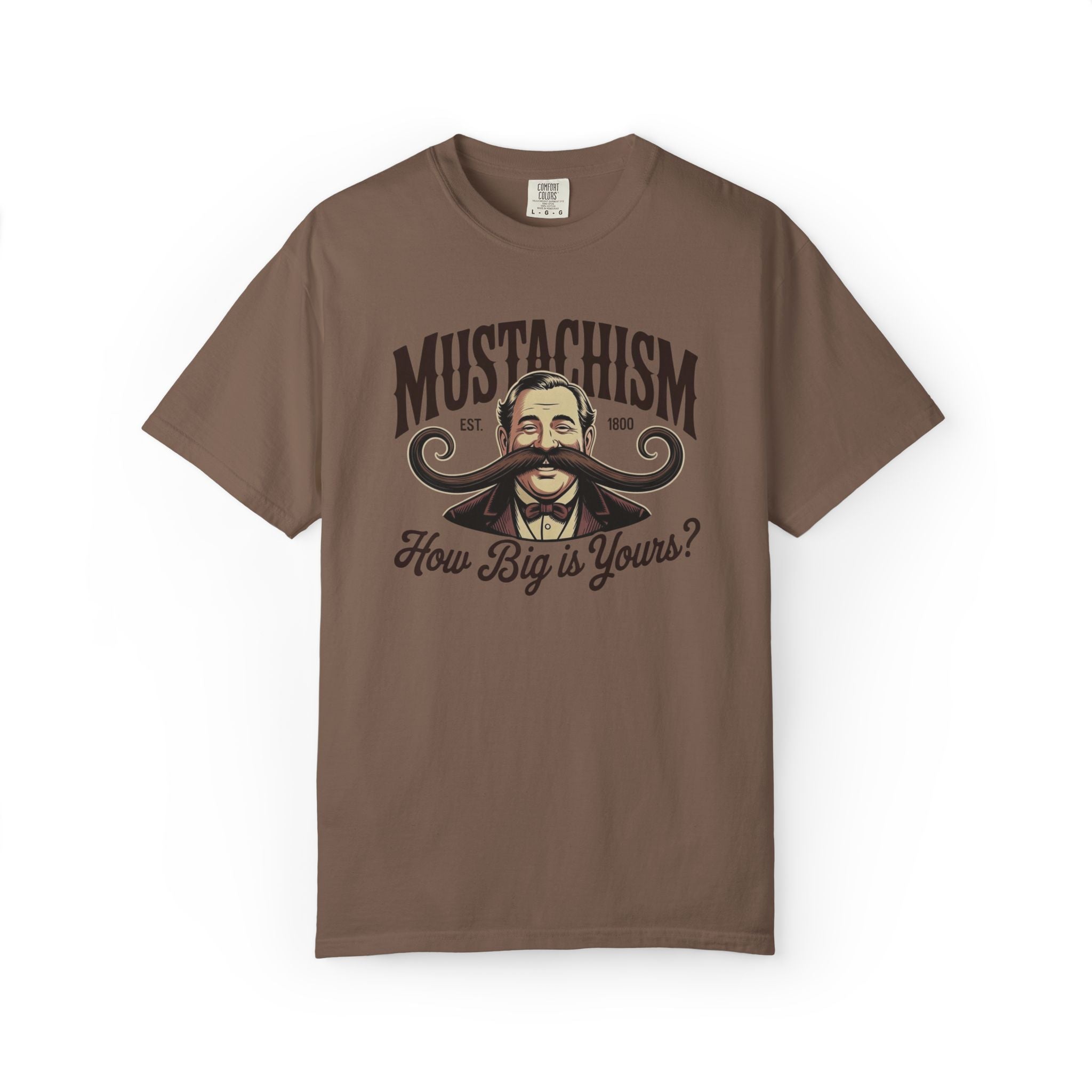Mustachism Mustache Graphic T-Shirt | How Big Is Yours?