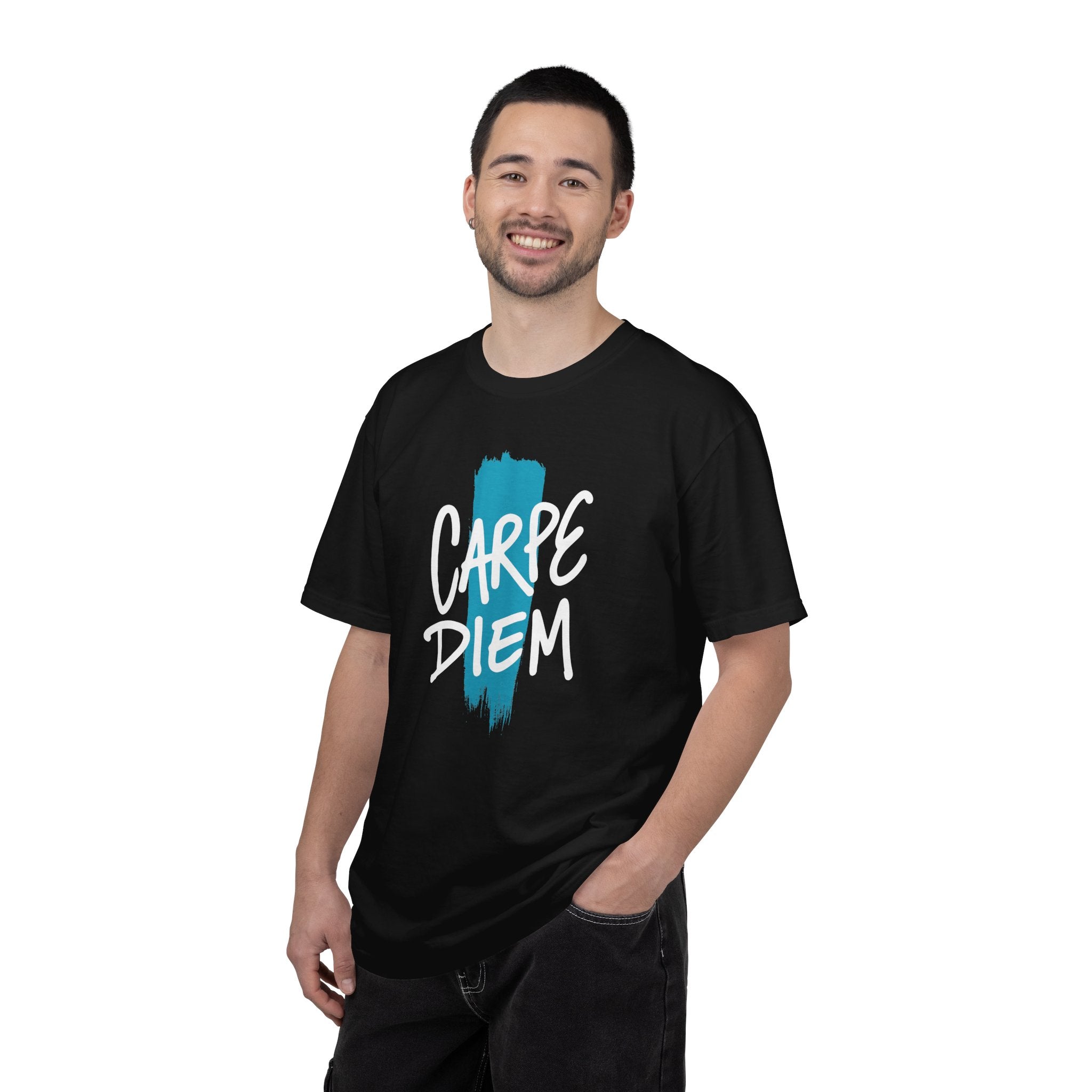 Carpe Diem Brushstroke T-shirt | Inspirational Quote Tee