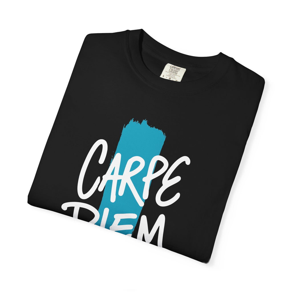 Carpe Diem Brushstroke T-shirt | Inspirational Quote Tee