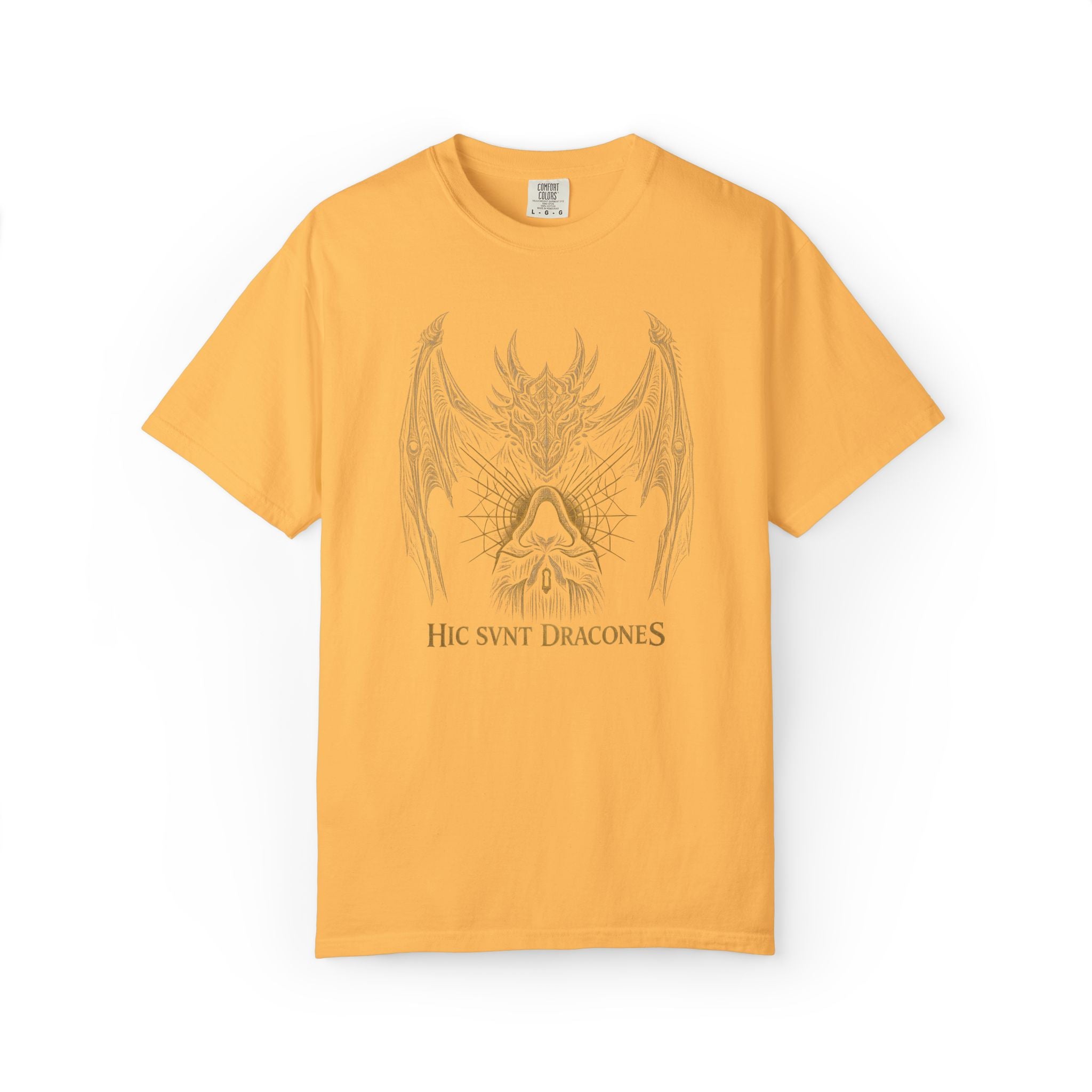 HIC SVNT DRACONES T-shirt | Hic Sunt Dracones Gothic Tee