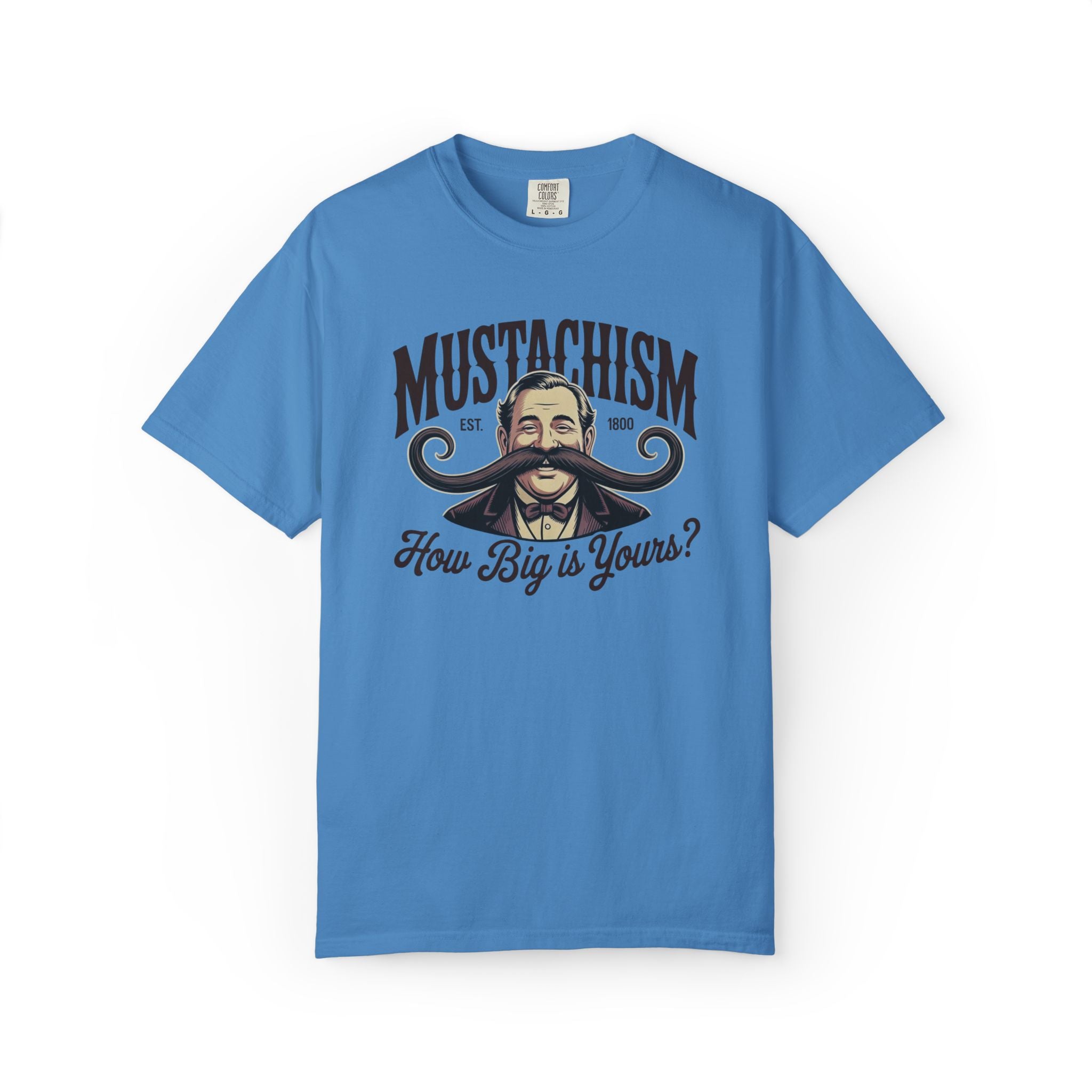 Mustachism Mustache Graphic T-Shirt | How Big Is Yours?