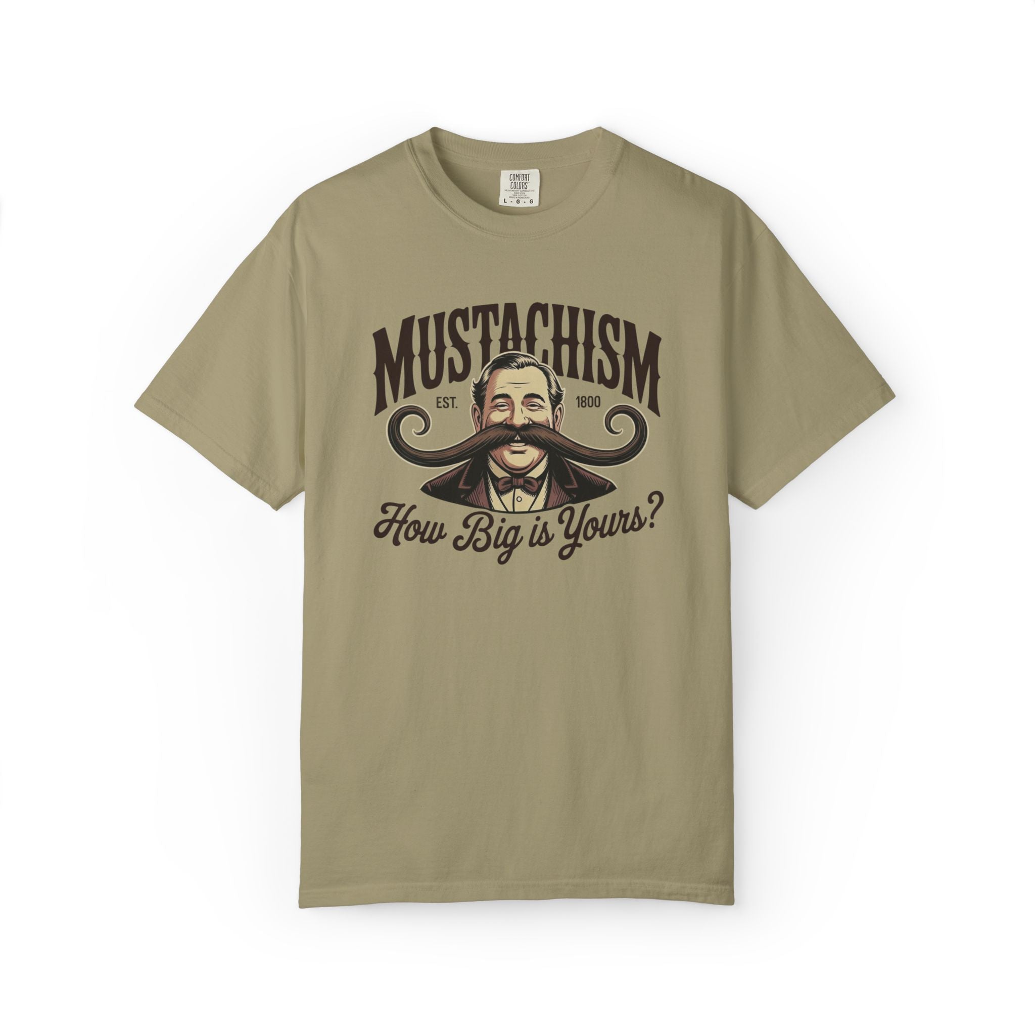 Mustachism Mustache Graphic T-Shirt | How Big Is Yours?