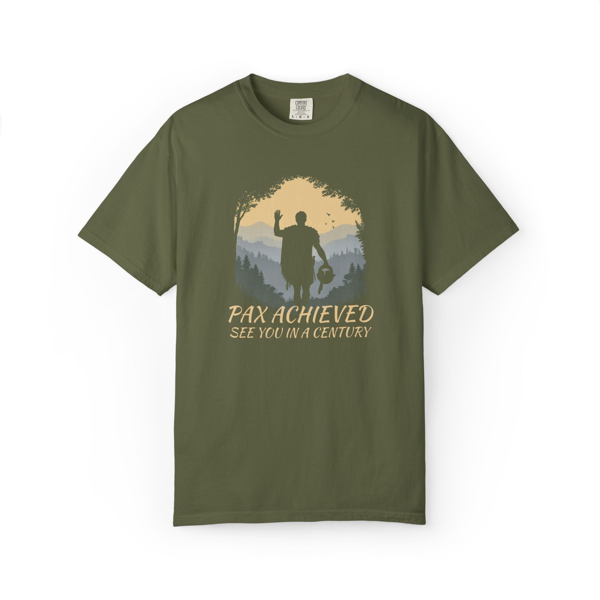 Pax Achieved T-Shirt | Soldier Silhouette | Outdoor Design