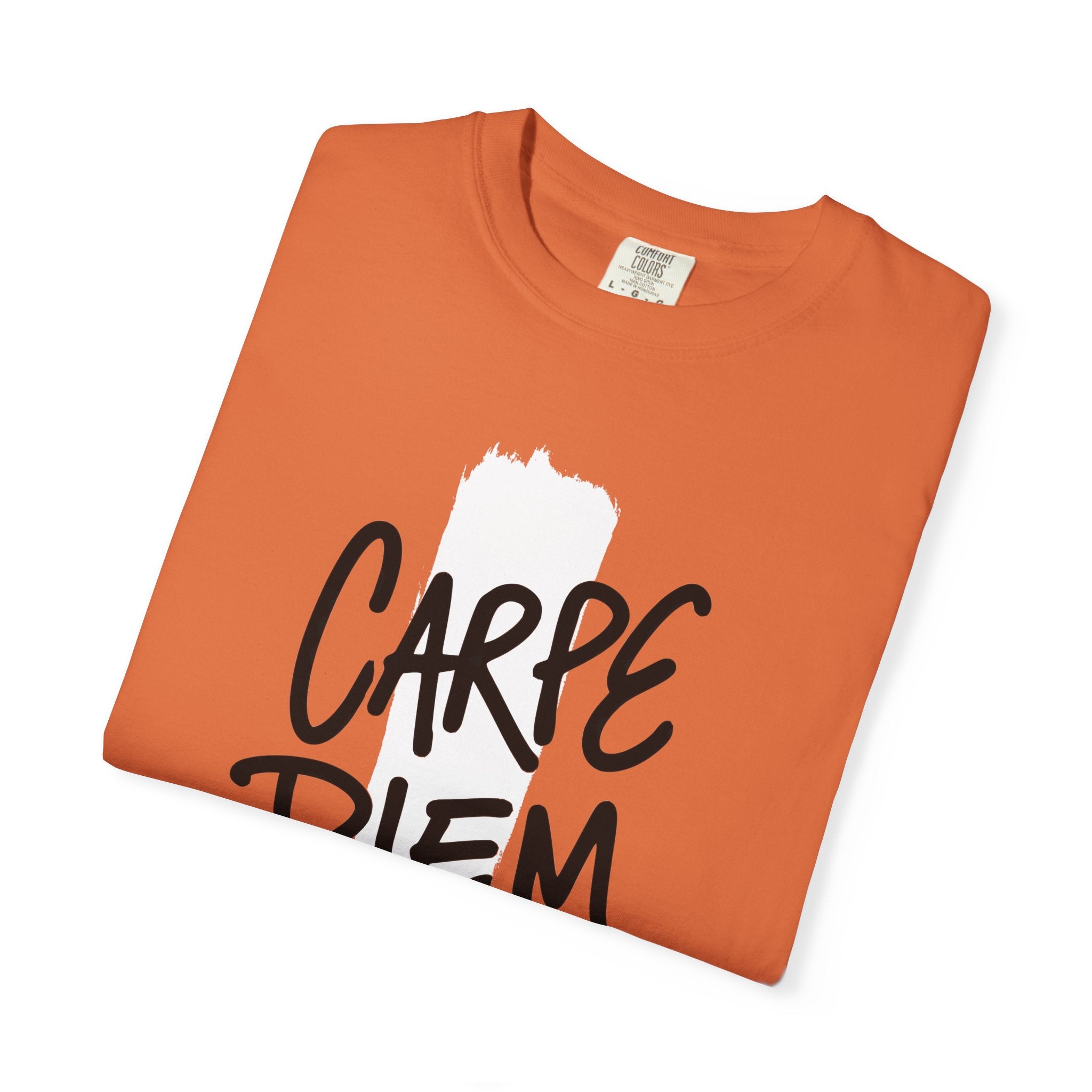 Carpe Diem Brushstroke T-shirt | Inspirational Quote Tee
