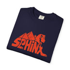 Sphinx Pyramid Graphic T-Shirt | Retro Egyptian Logo Tee