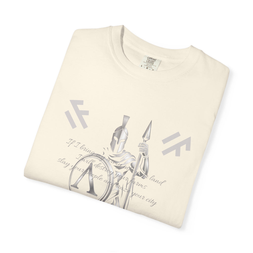 Spartan T-Shirt | If I bring my army into your land | Lambda Design