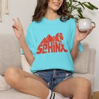 Sphinx Pyramid Graphic T-Shirt | Retro Egyptian Logo Tee
