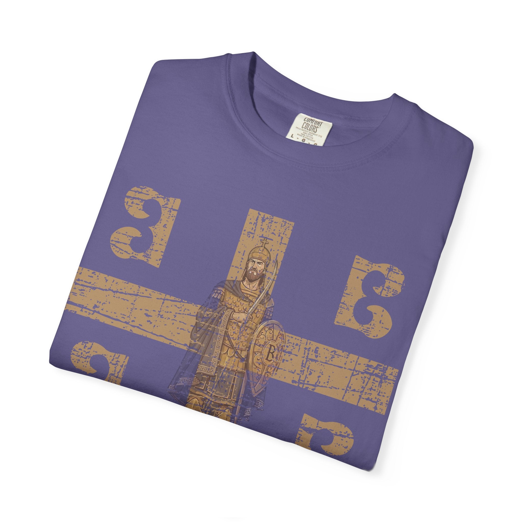 Byzantine symbols T-Shirt Distressed | Constantine XI Palaiologos 4Bs Graphic