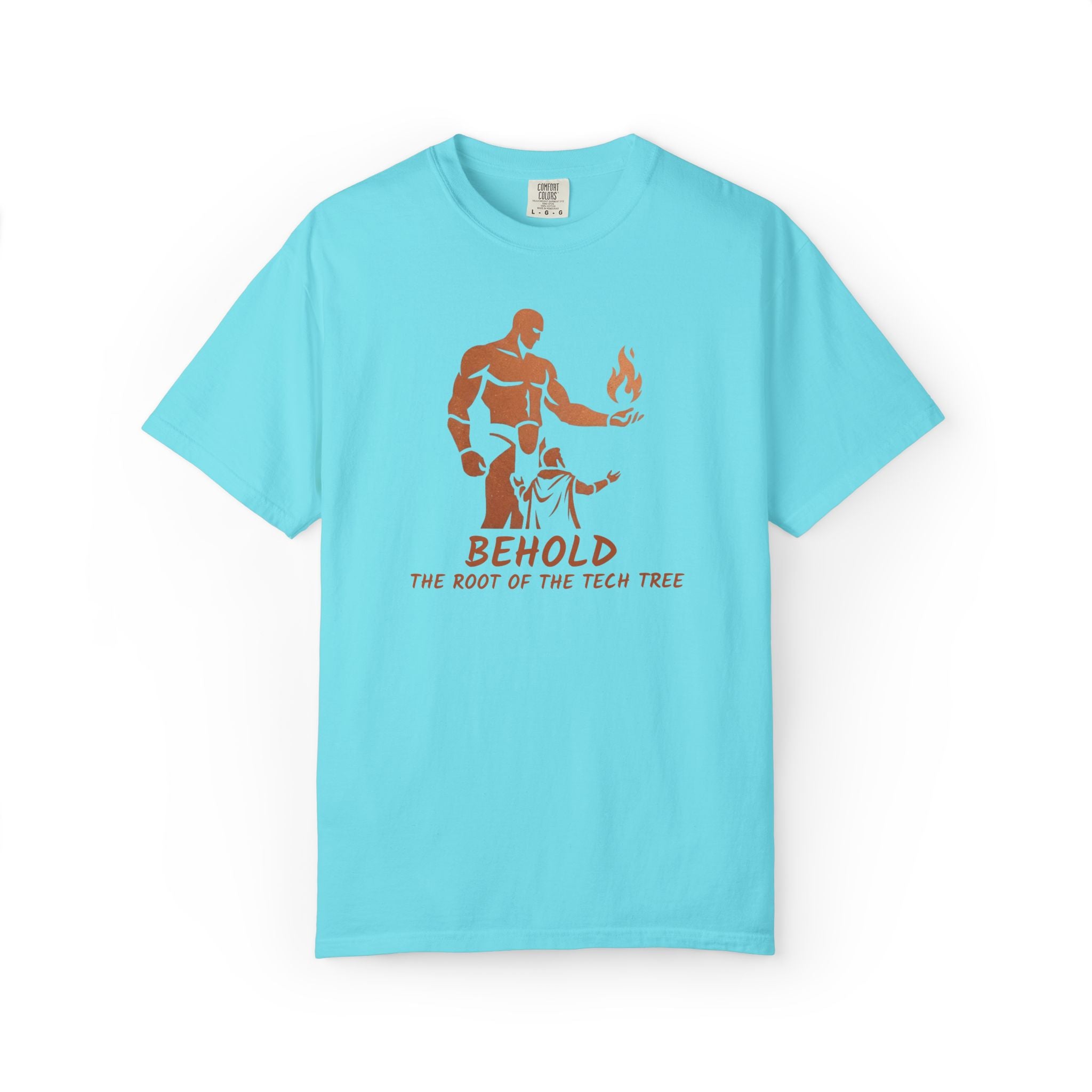Behold the Root of the Tech Tree T-shirt | Prometheus Mythic Gamer Illustration