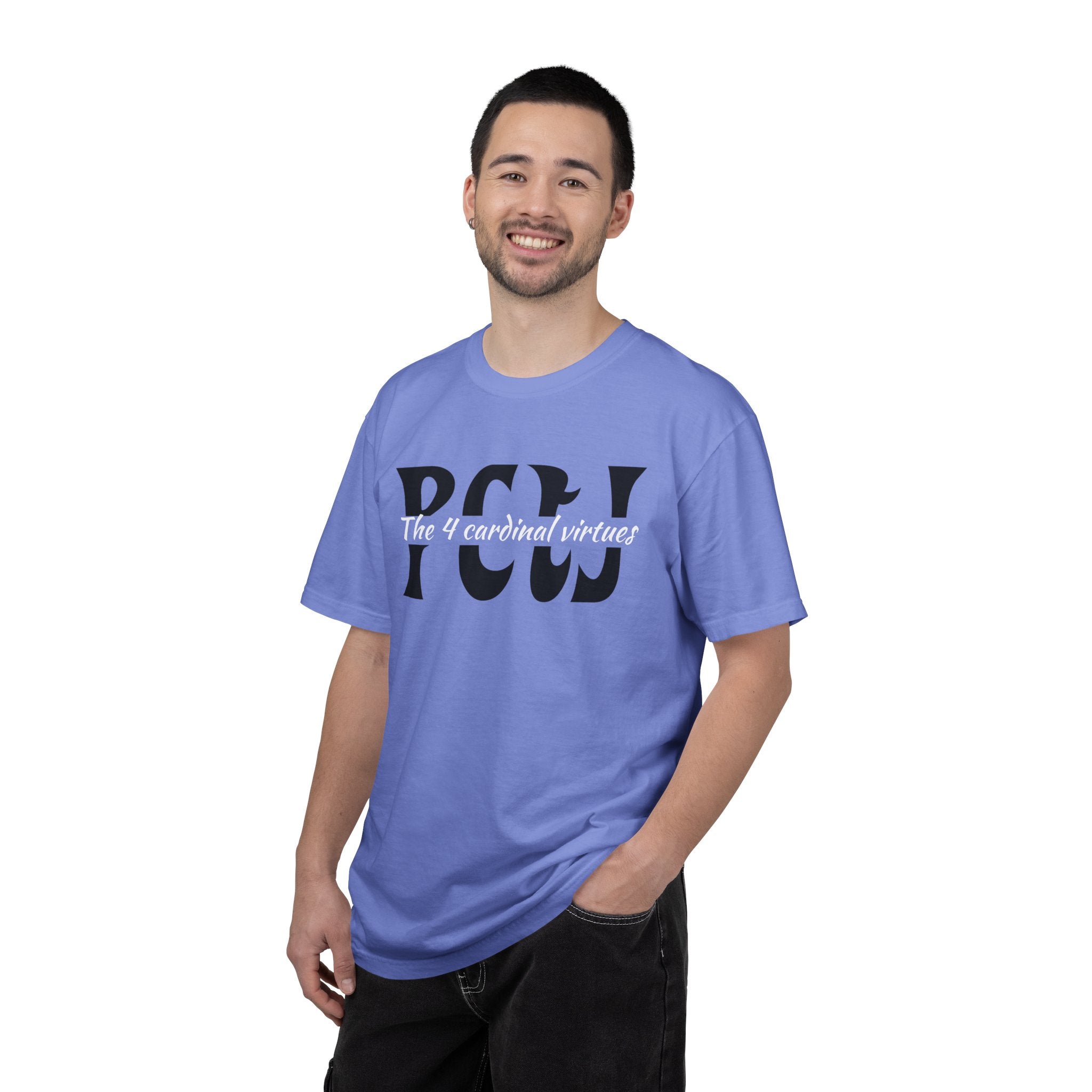 The 4 Cardinal Virtues T-shirt | Prudence Courage Temperance Justice