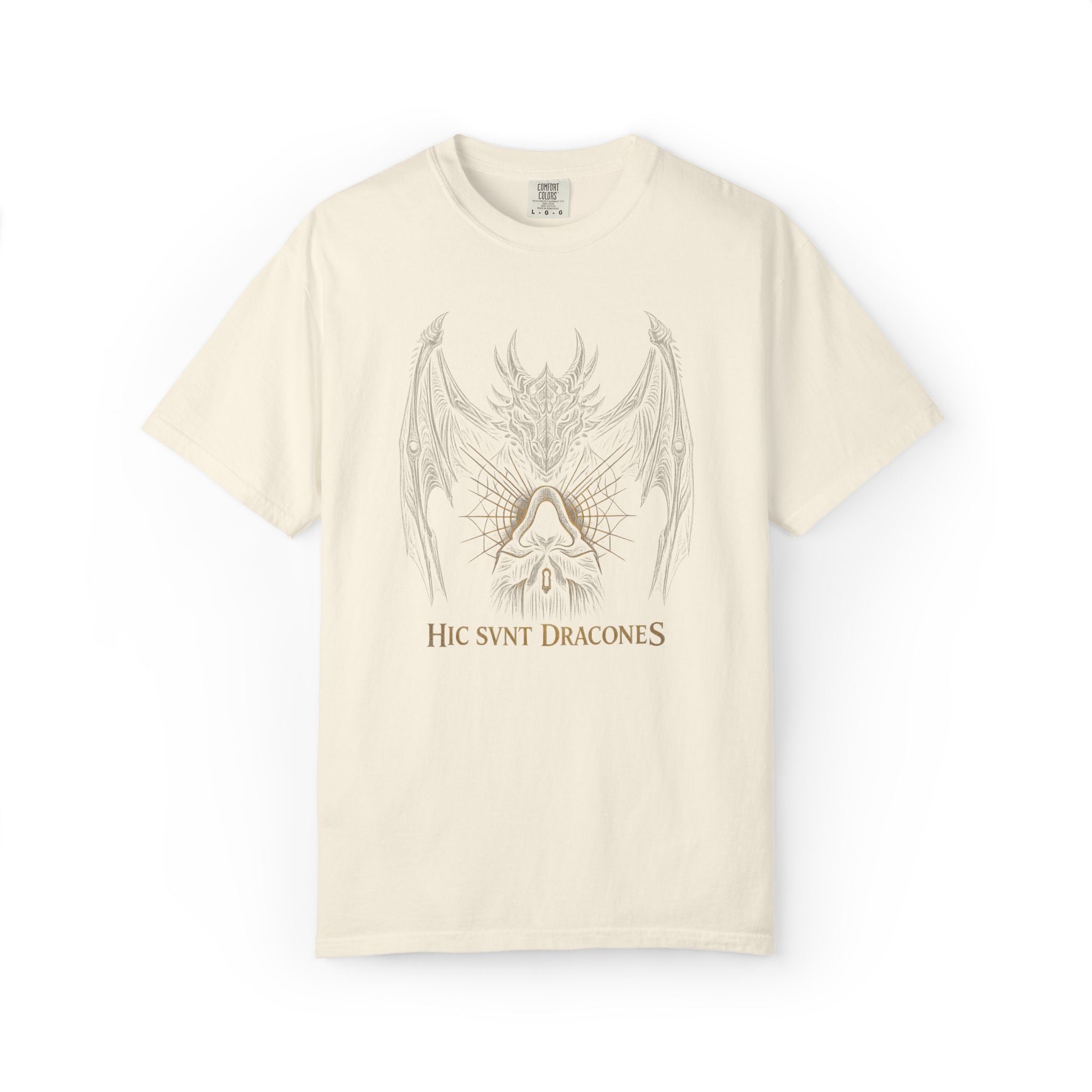 HIC SVNT DRACONES T-shirt | Hic Sunt Dracones Gothic Tee