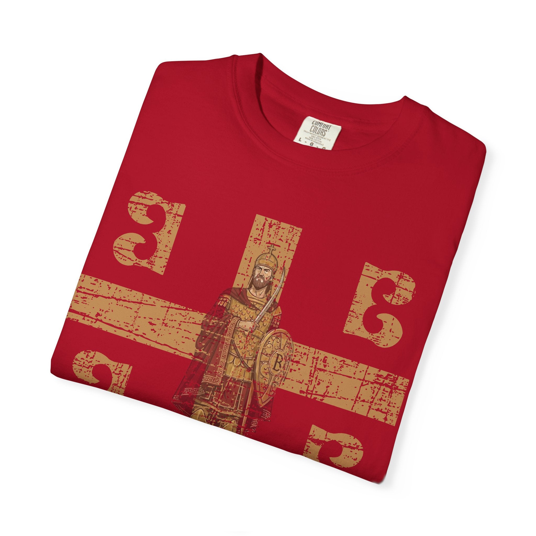 Byzantine symbols T-Shirt Distressed | Constantine XI Palaiologos 4Bs Graphic