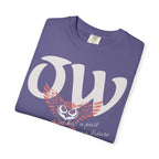 Every saint has a past and every sinner has a future T-Shirt | "OW" Logo with Inspirational Quote