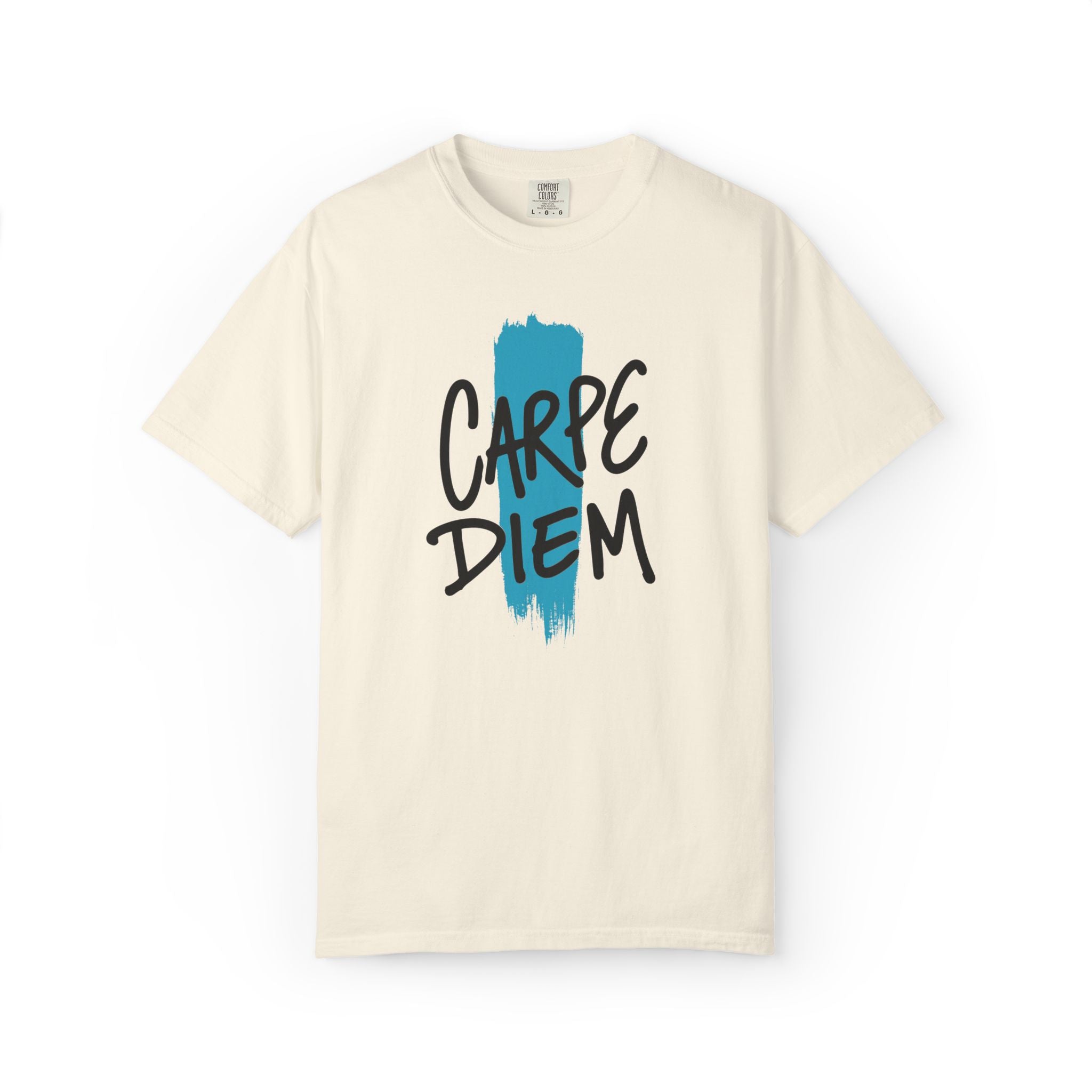 Carpe Diem Brushstroke T-shirt | Inspirational Quote Tee