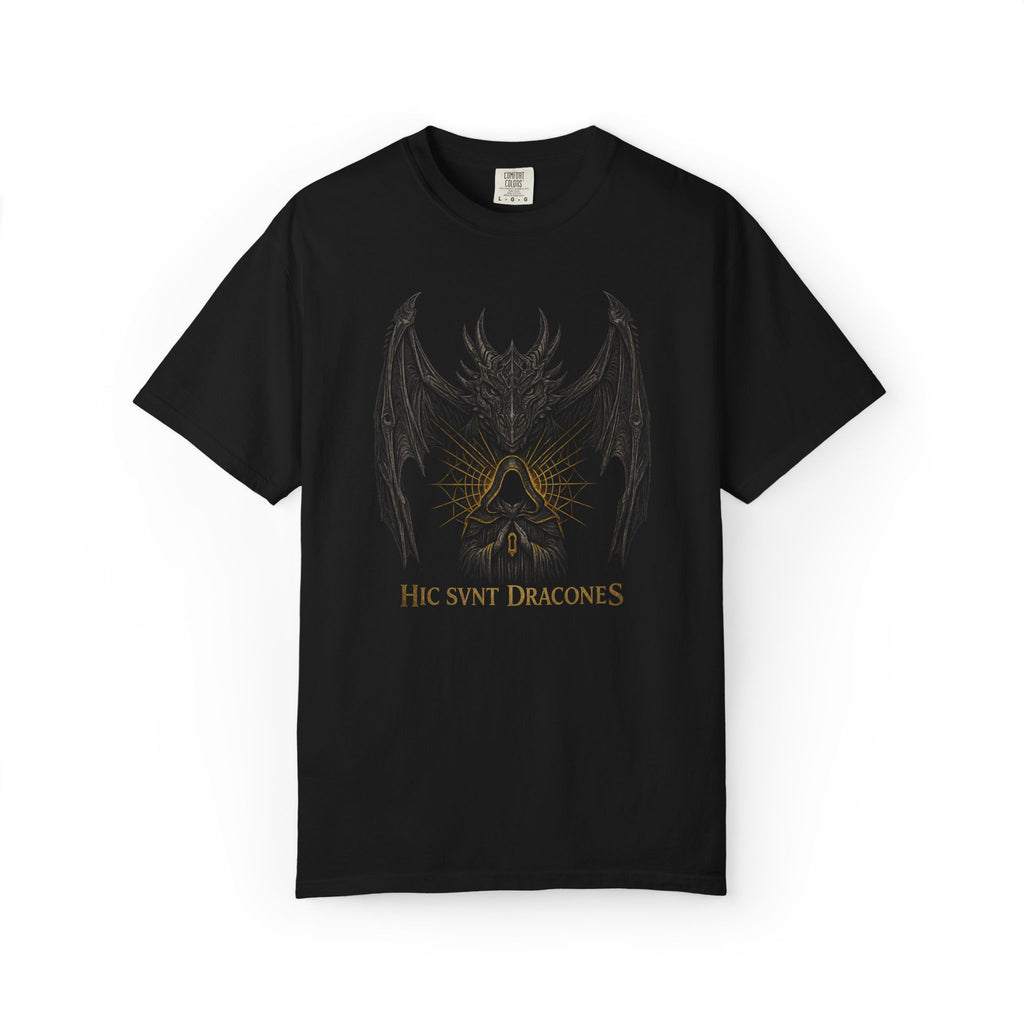 HIC SVNT DRACONES T-shirt | Hic Sunt Dracones Gothic Tee