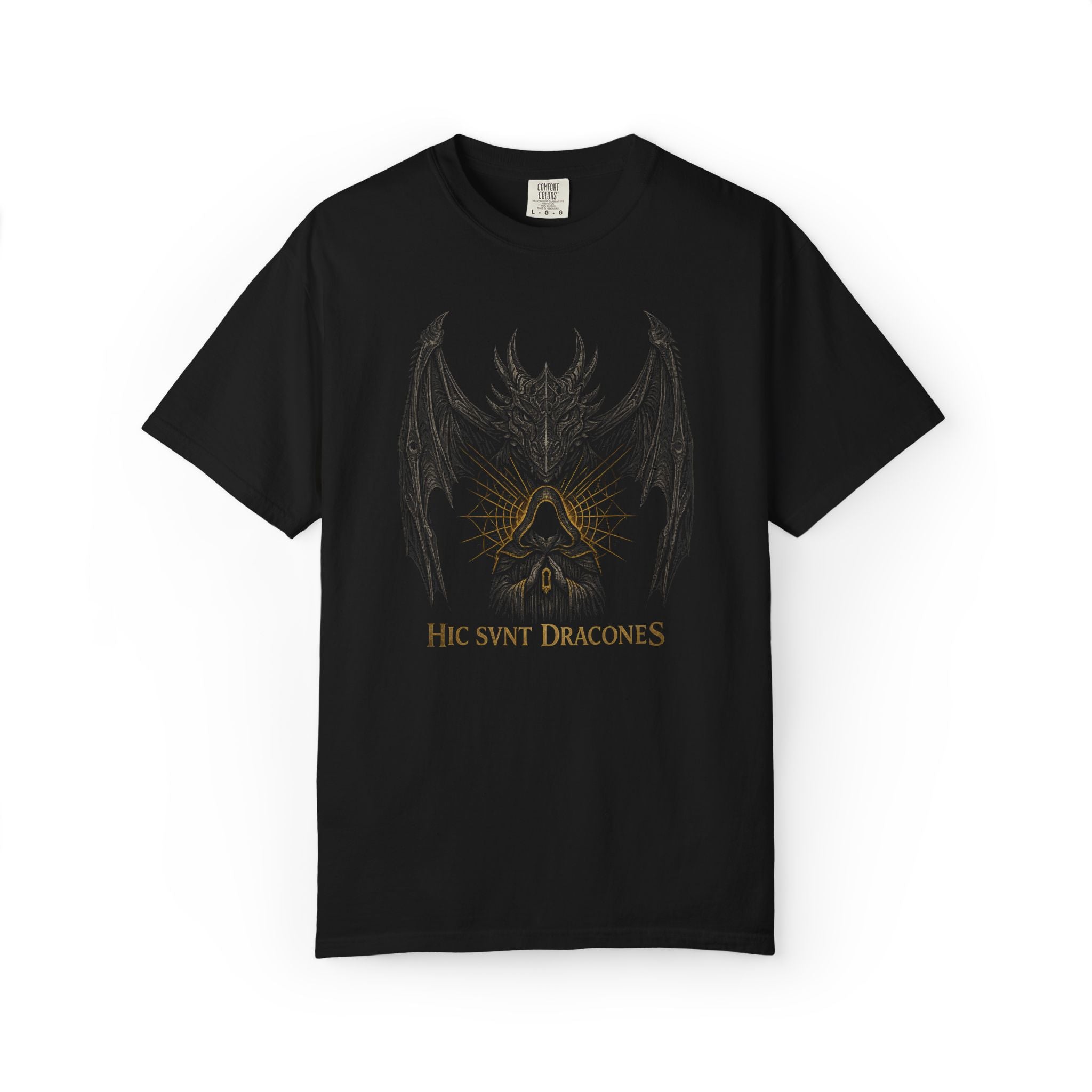 HIC SVNT DRACONES T-shirt | Hic Sunt Dracones Gothic Tee