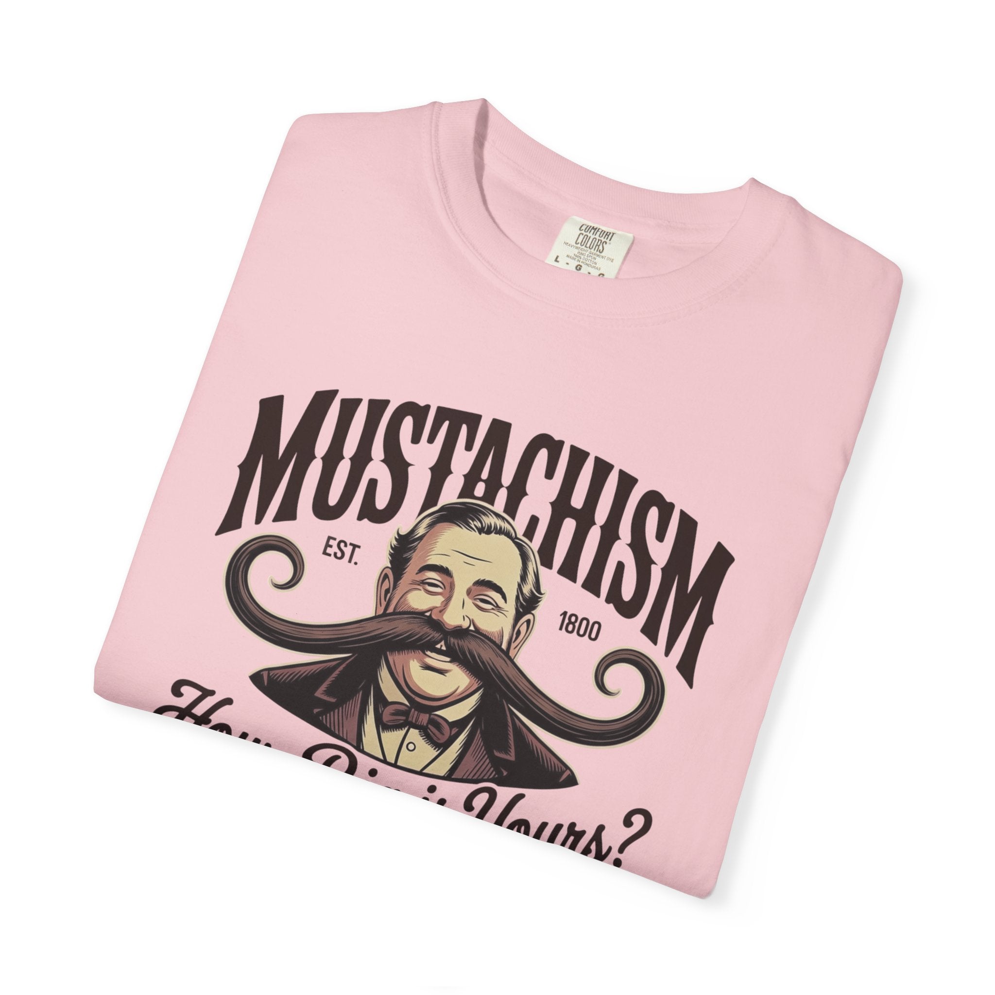 Mustachism Mustache Graphic T-Shirt | How Big Is Yours?