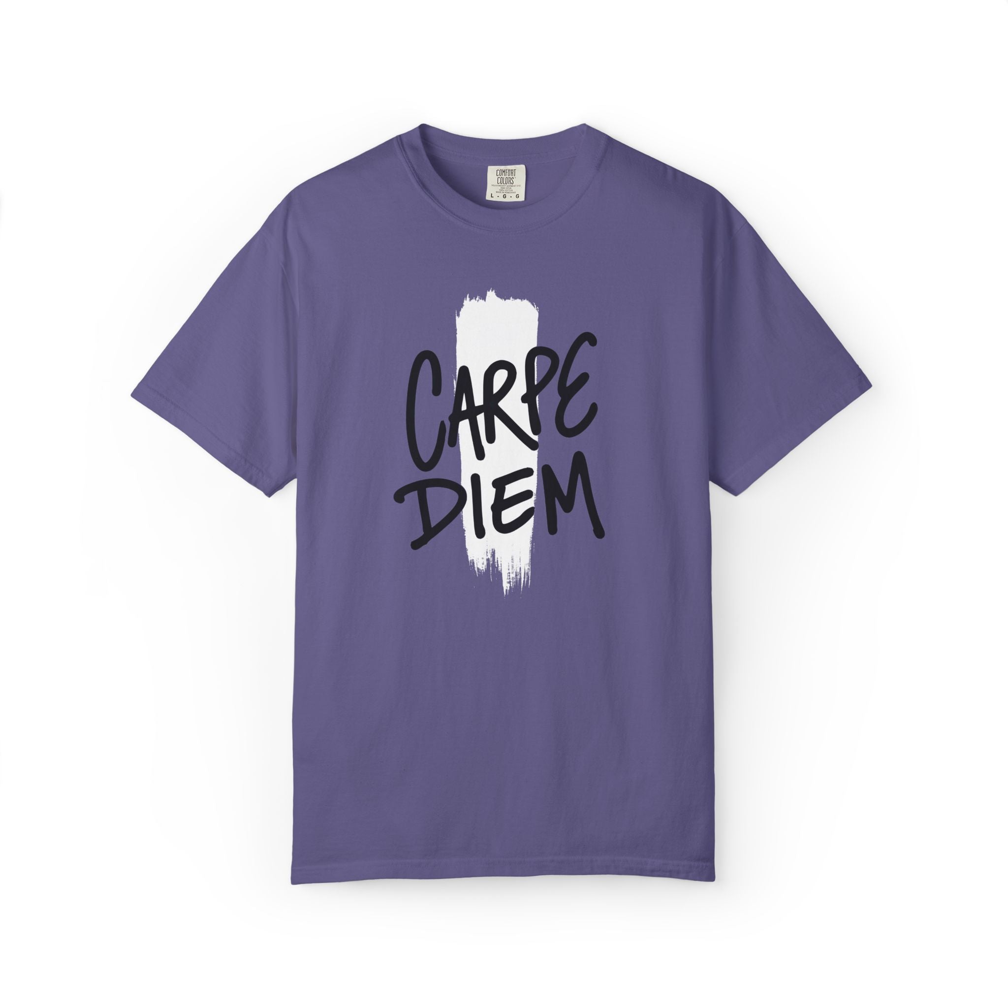 Carpe Diem Brushstroke T-shirt | Inspirational Quote Tee