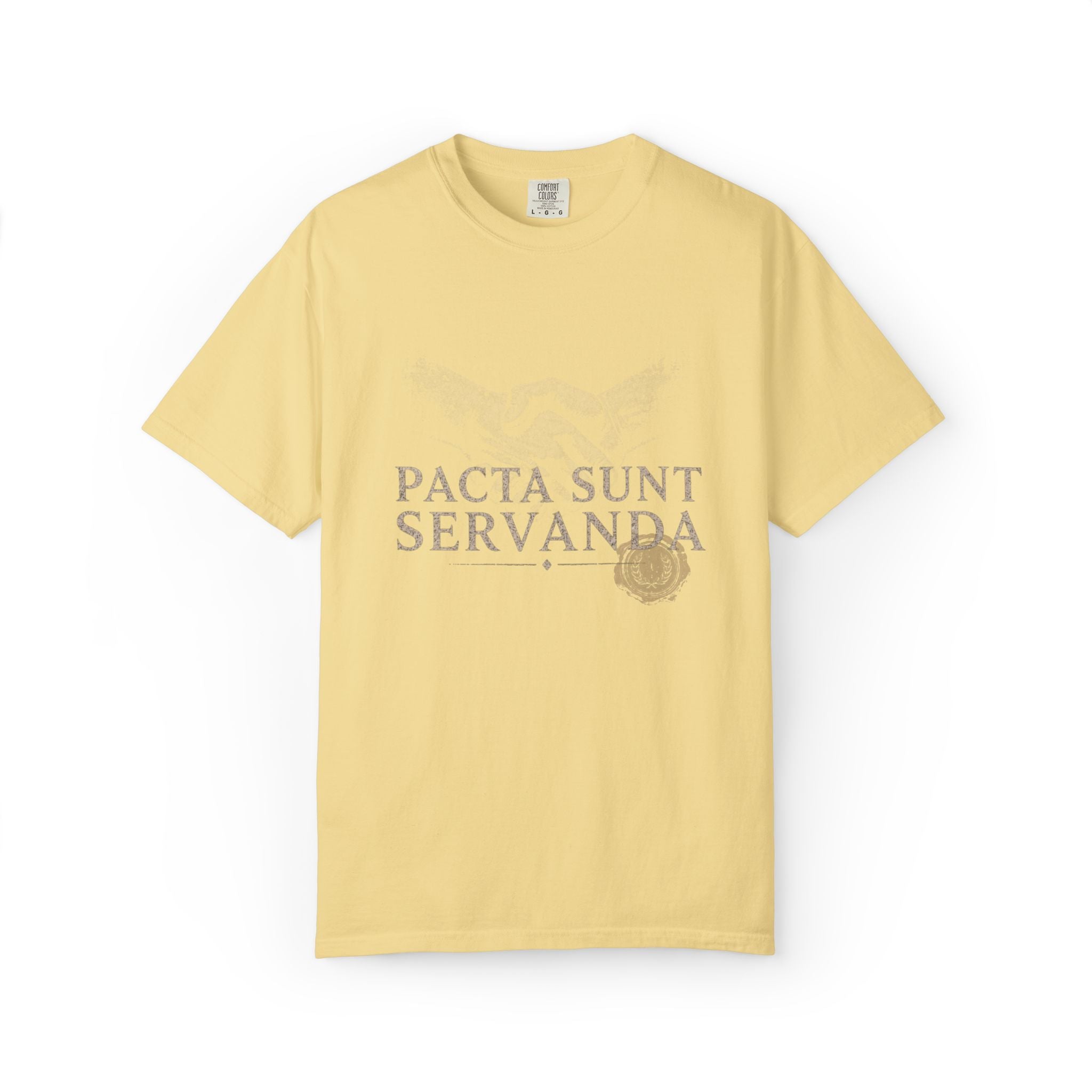 Pacta Sunt Servanda T-shirt | Latin Phrase, Eagle & Seal Design