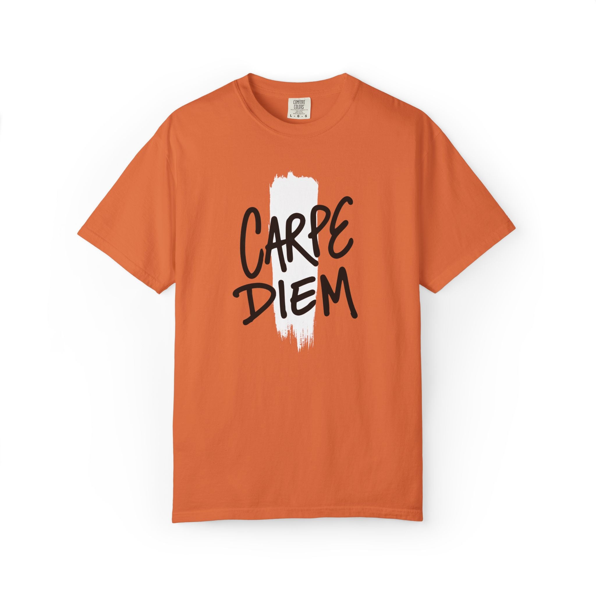 Carpe Diem Brushstroke T-shirt | Inspirational Quote Tee