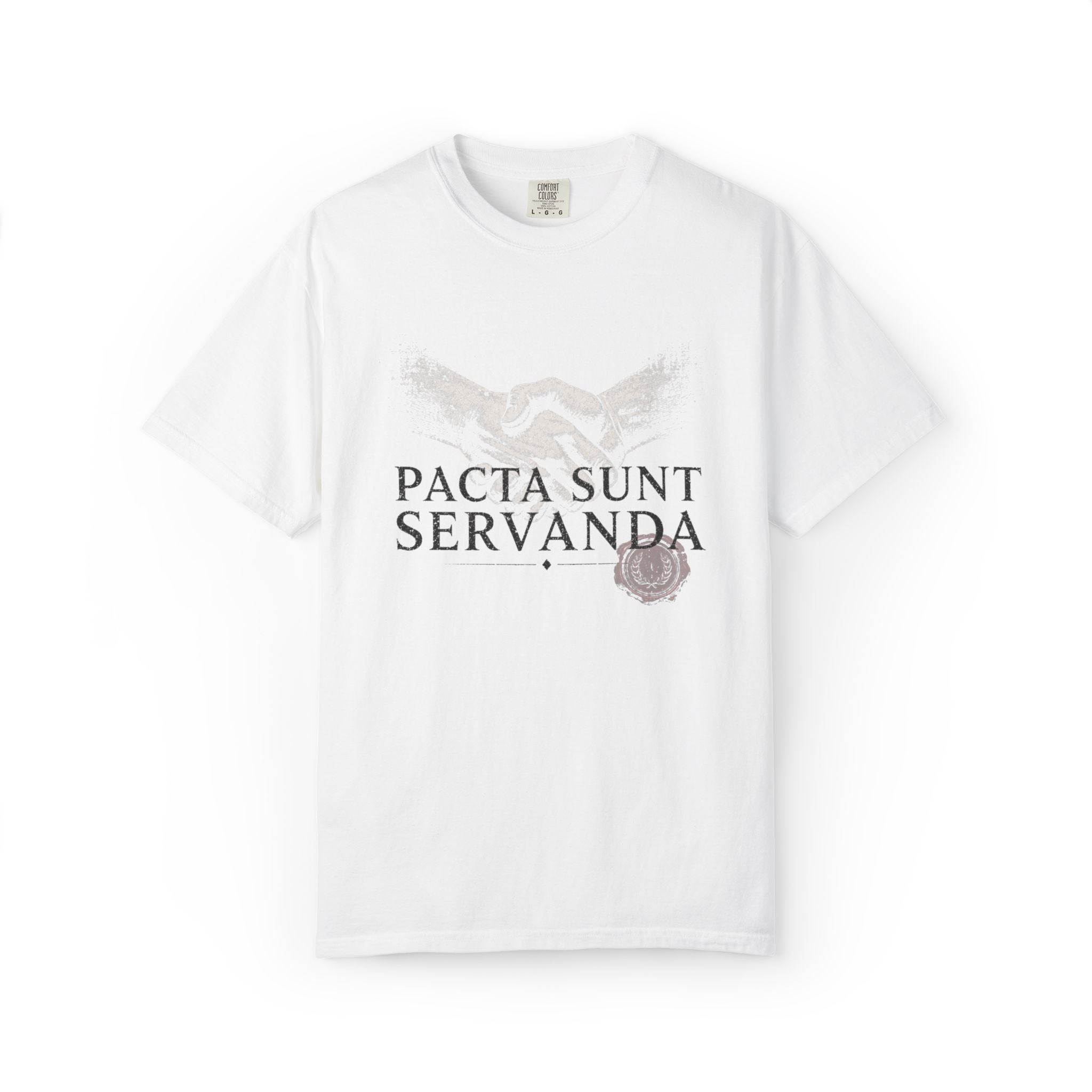 Pacta Sunt Servanda T-shirt | Latin Phrase, Eagle & Seal Design
