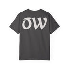 Every saint has a past and every sinner has a future T-Shirt | "OW" Logo with Inspirational Quote