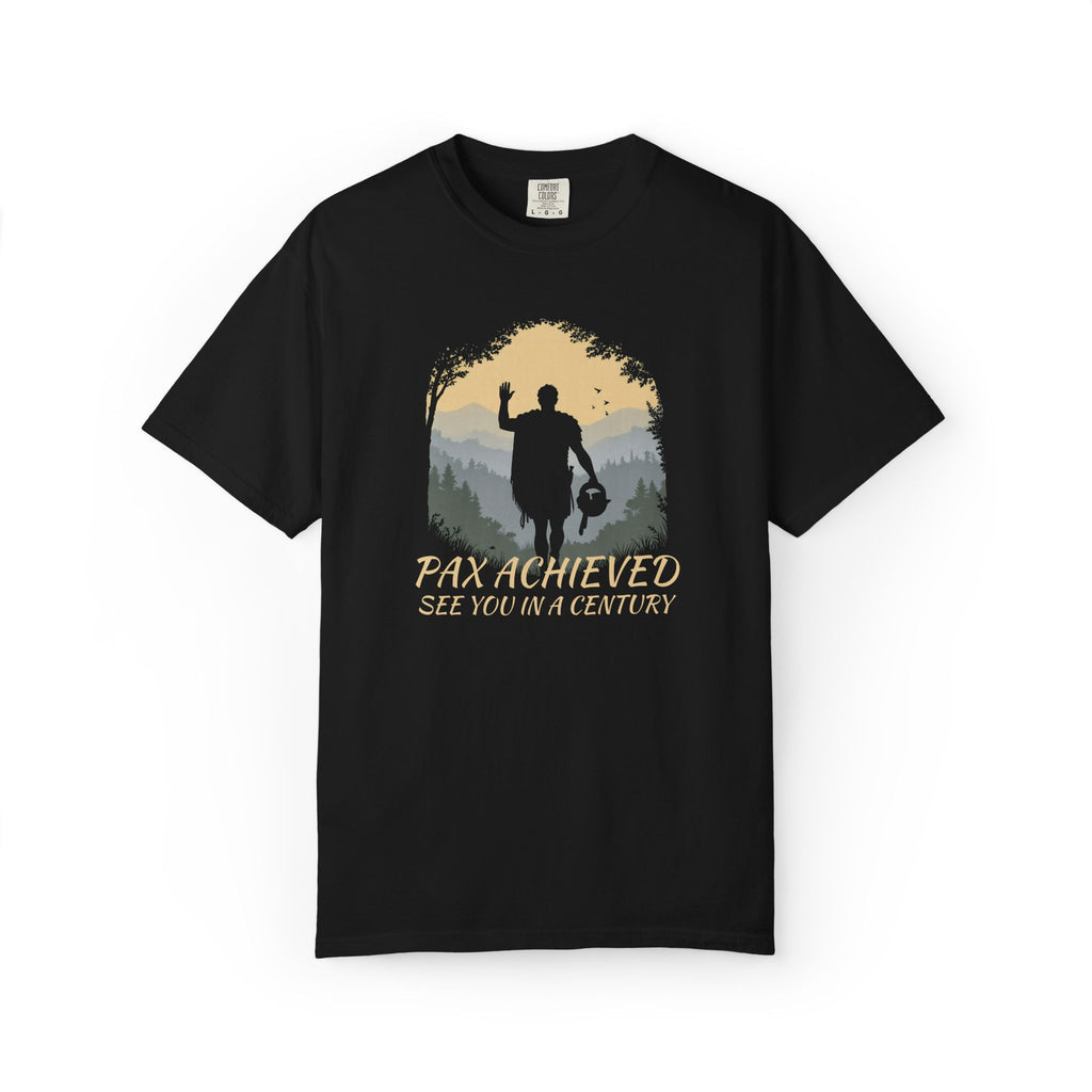 Pax Achieved T-Shirt | Soldier Silhouette | Outdoor Design
