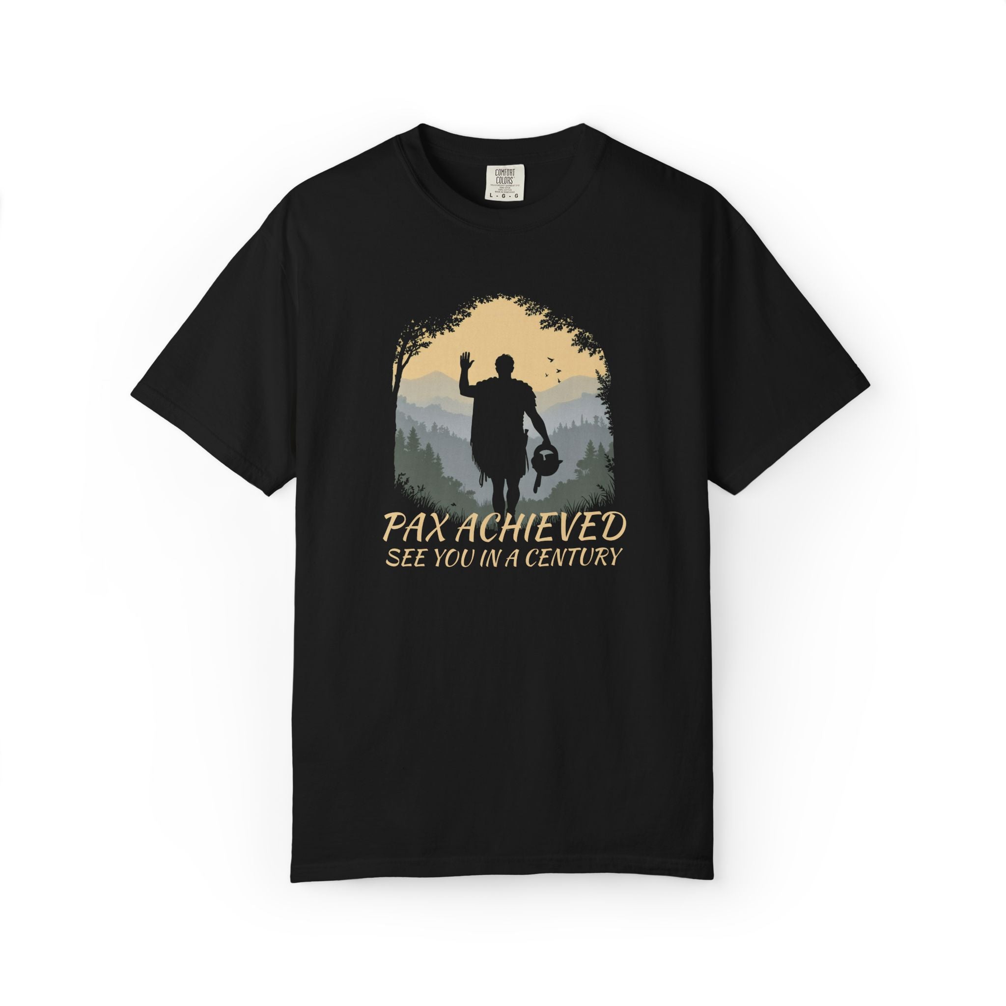 Pax Achieved T-Shirt | Soldier Silhouette | Outdoor Design