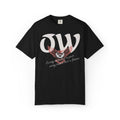Every saint has a past and every sinner has a future T-Shirt | "OW" Logo with Inspirational Quote