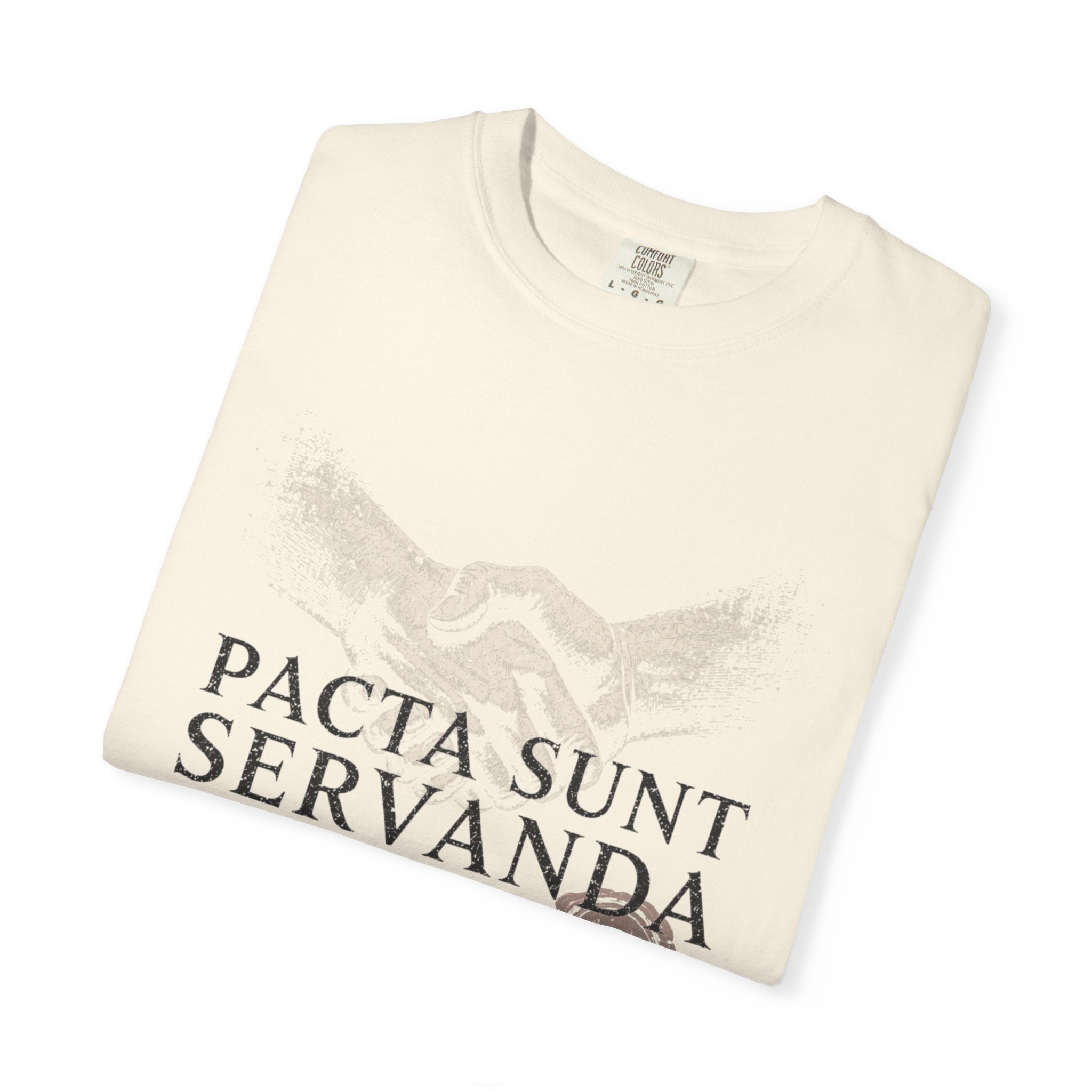 Pacta Sunt Servanda T-shirt | Latin Phrase, Eagle & Seal Design