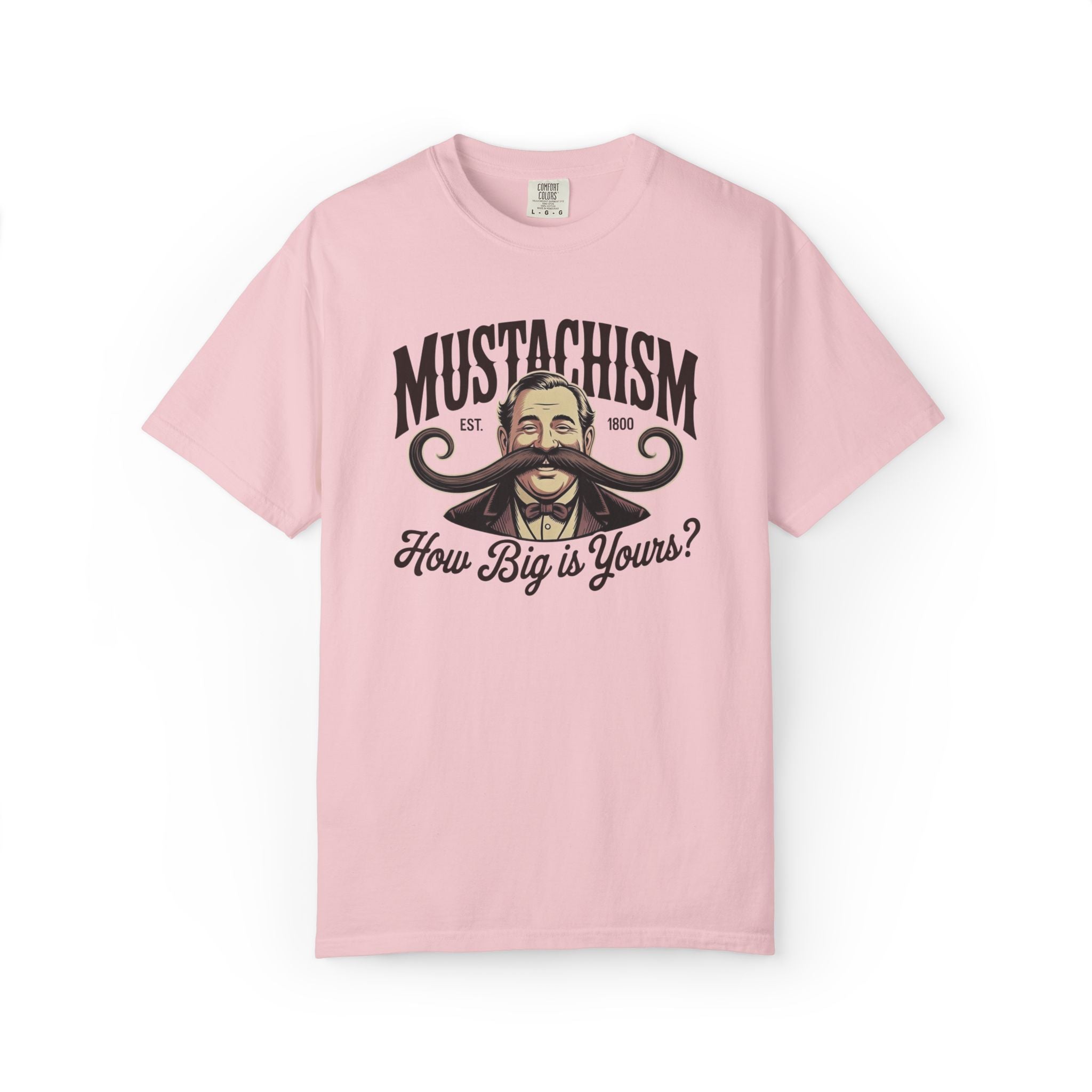 Mustachism Mustache Graphic T-Shirt | How Big Is Yours?