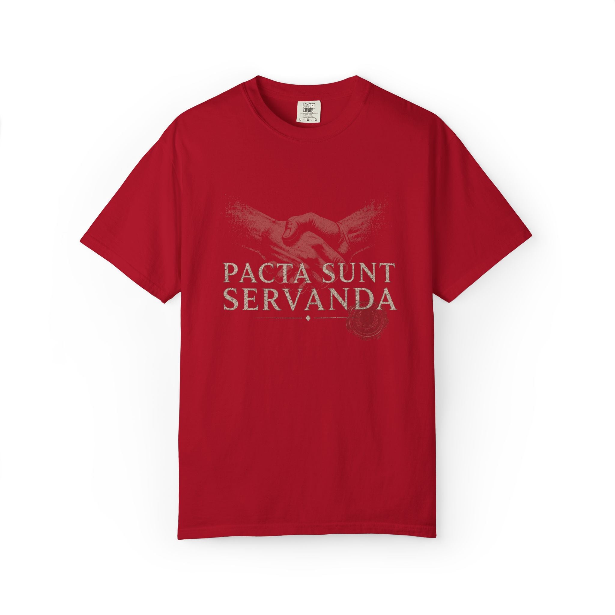 Pacta Sunt Servanda T-shirt | Latin Phrase, Eagle & Seal Design
