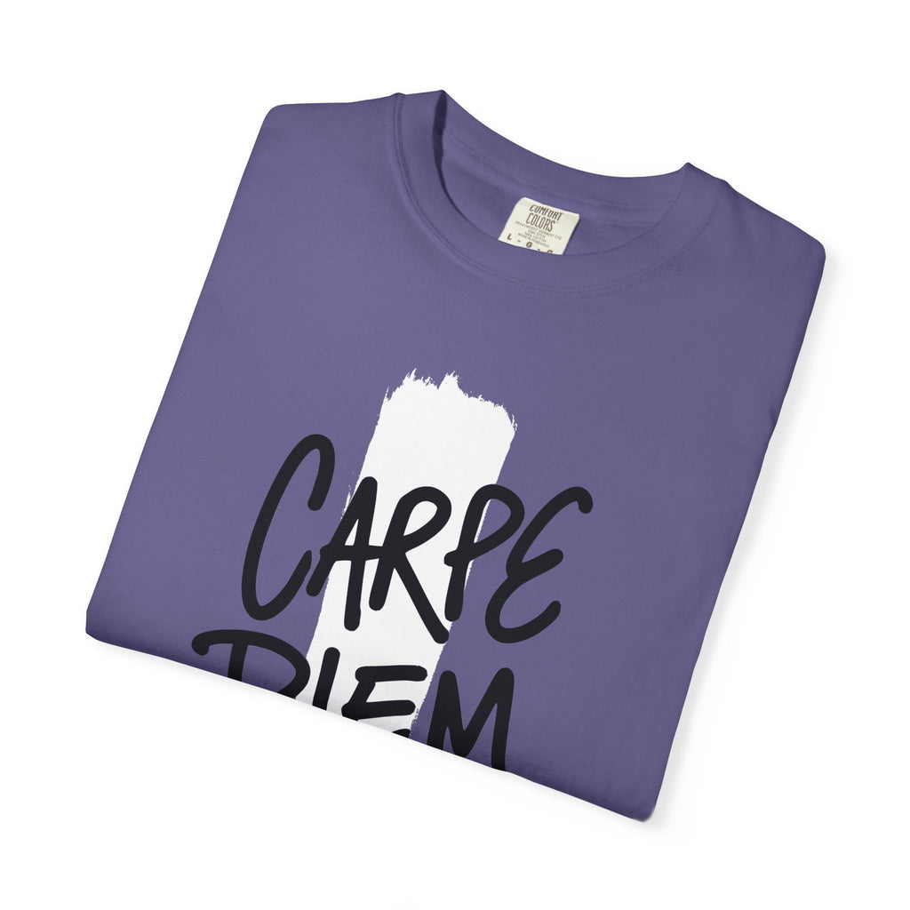 Carpe Diem Brushstroke T-shirt | Inspirational Quote Tee