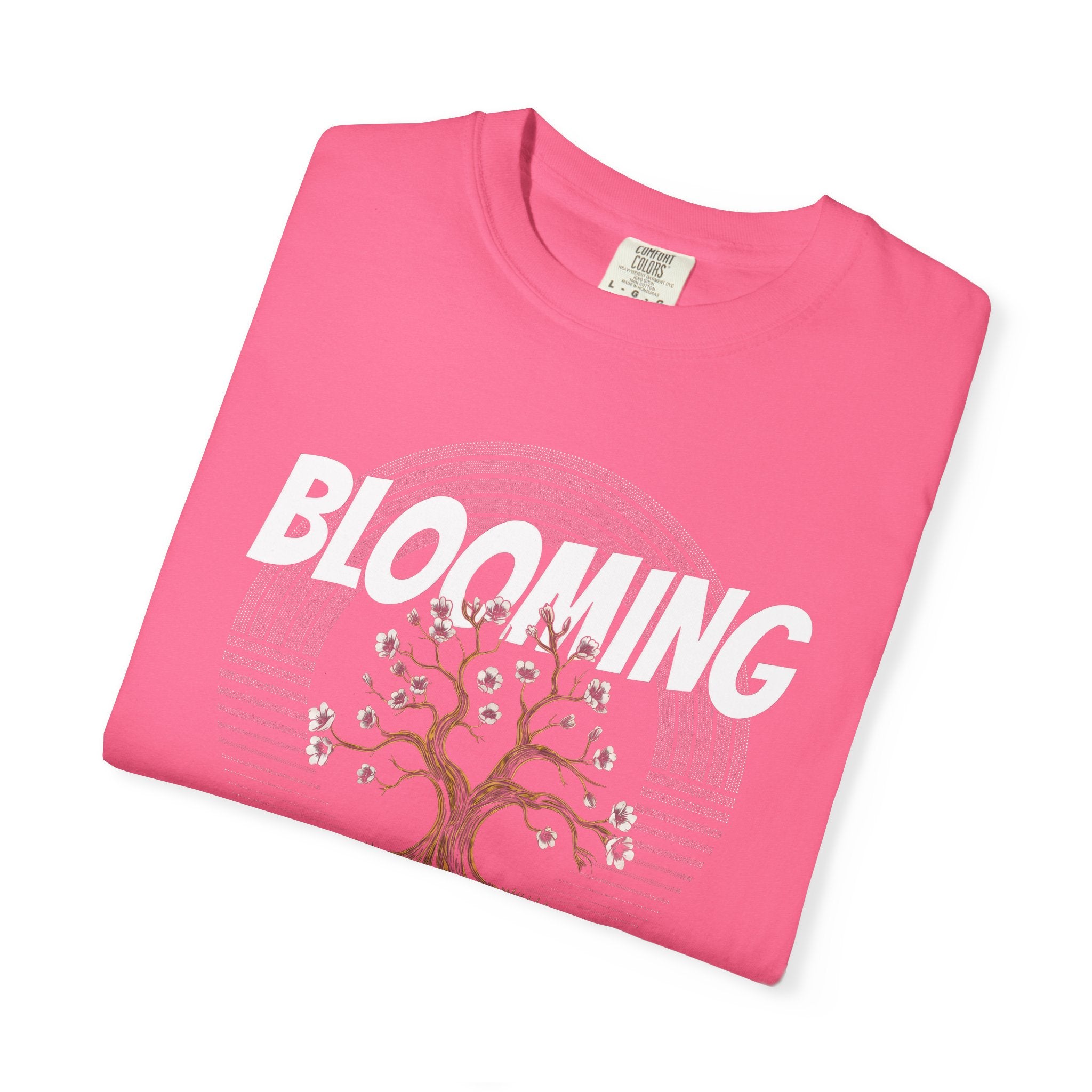 Blooming Tree on Your Own Schedule T-shirt | Floral Growth Tee