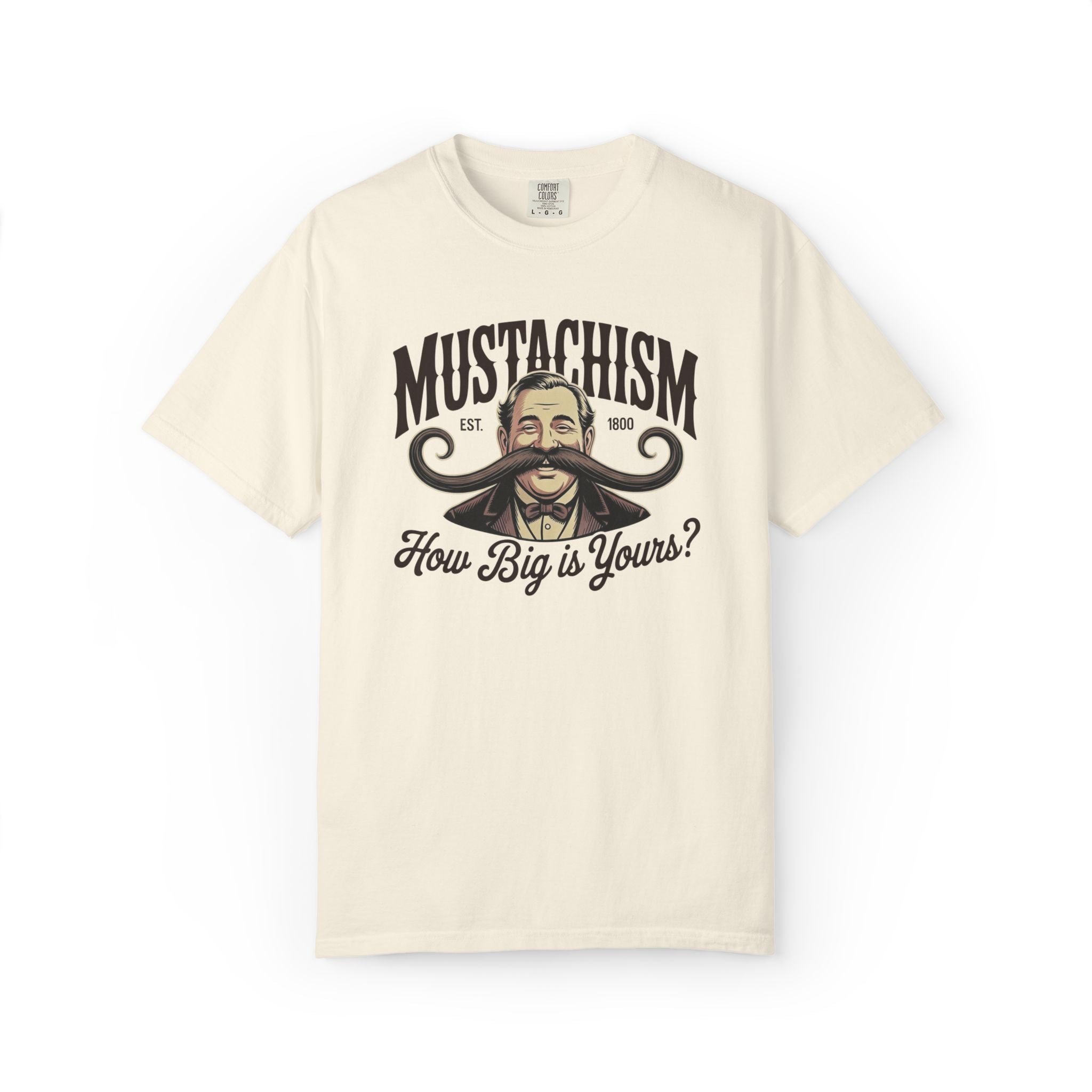 Mustachism Mustache Graphic T-Shirt | How Big Is Yours?
