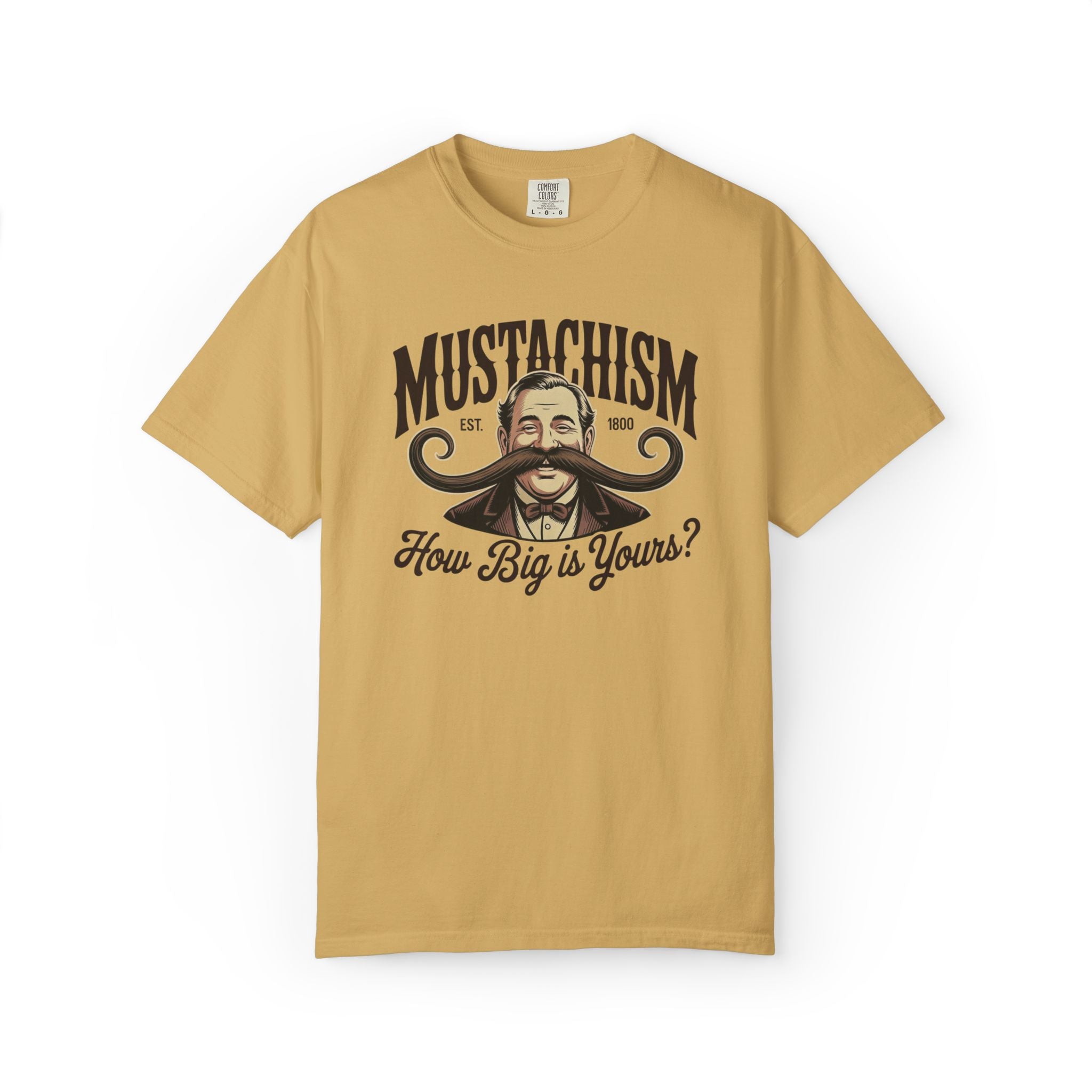 Mustachism Mustache Graphic T-Shirt | How Big Is Yours?