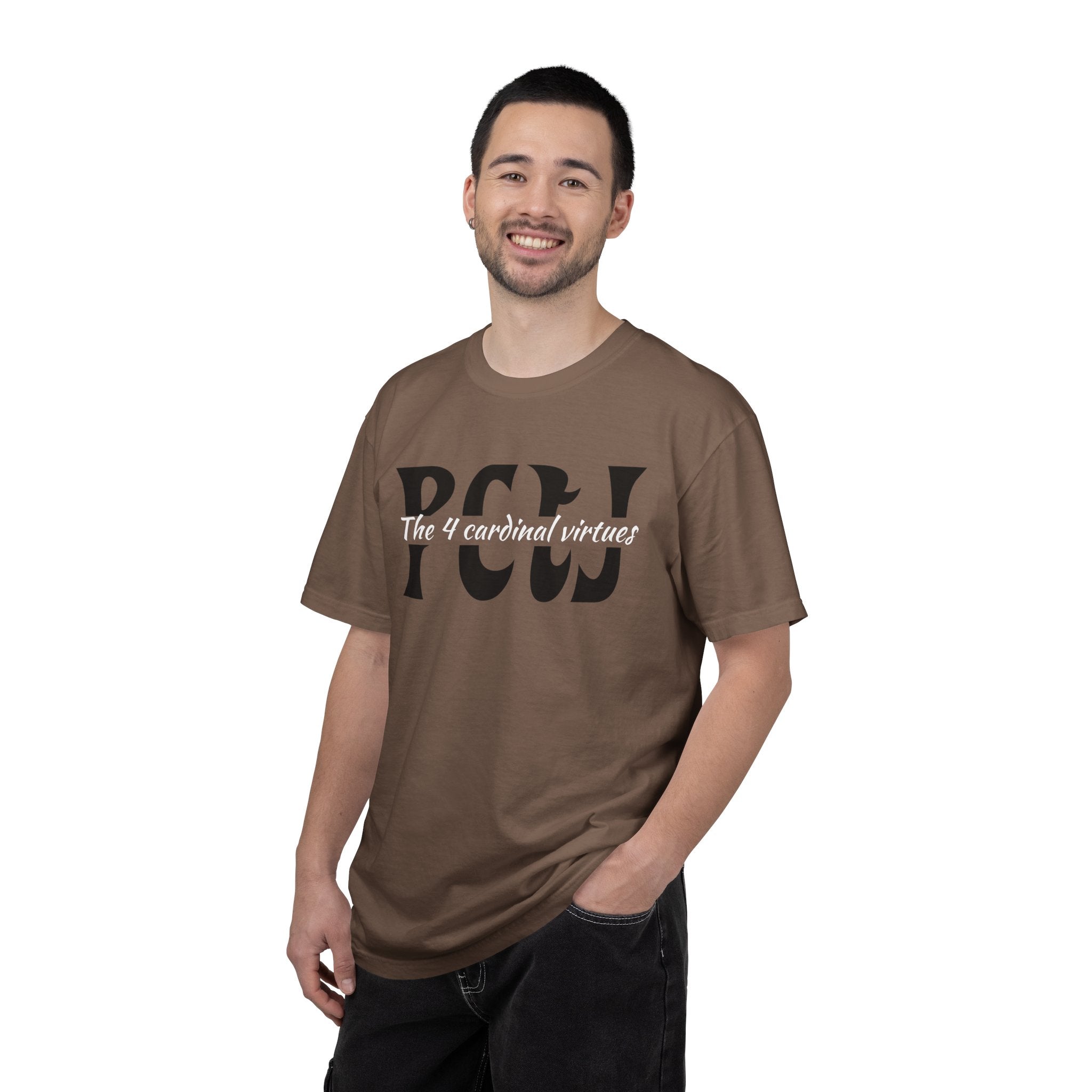 The 4 Cardinal Virtues T-shirt | Prudence Courage Temperance Justice