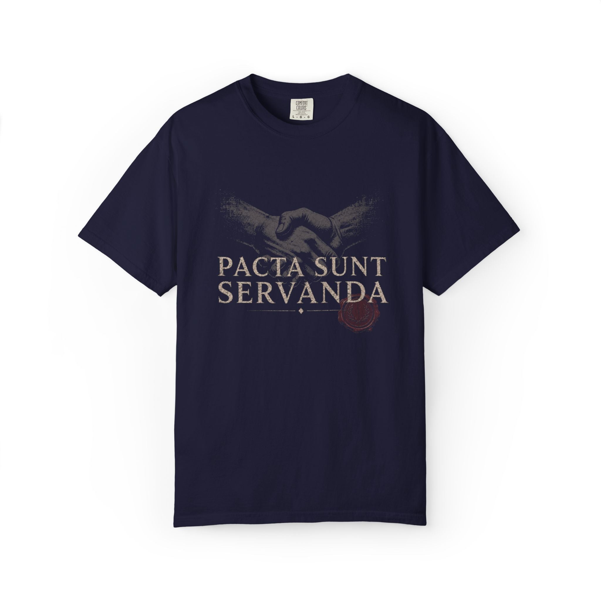 Pacta Sunt Servanda T-shirt | Latin Phrase, Eagle & Seal Design