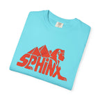 Sphinx Pyramid Graphic T-Shirt | Retro Egyptian Logo Tee
